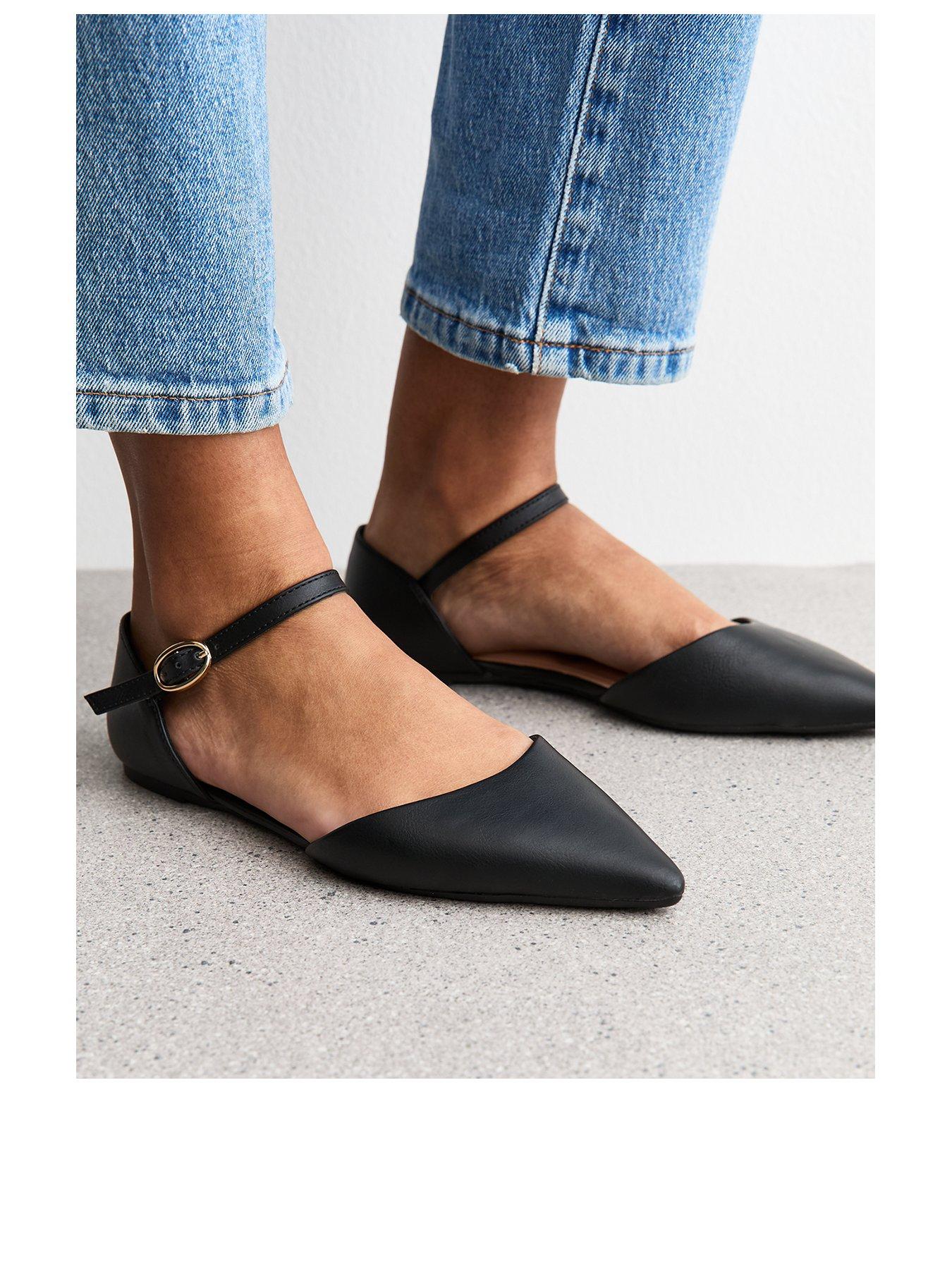 Image 2 of 6 of New Look Comfort Koda - Faux Leather Two Part - Black