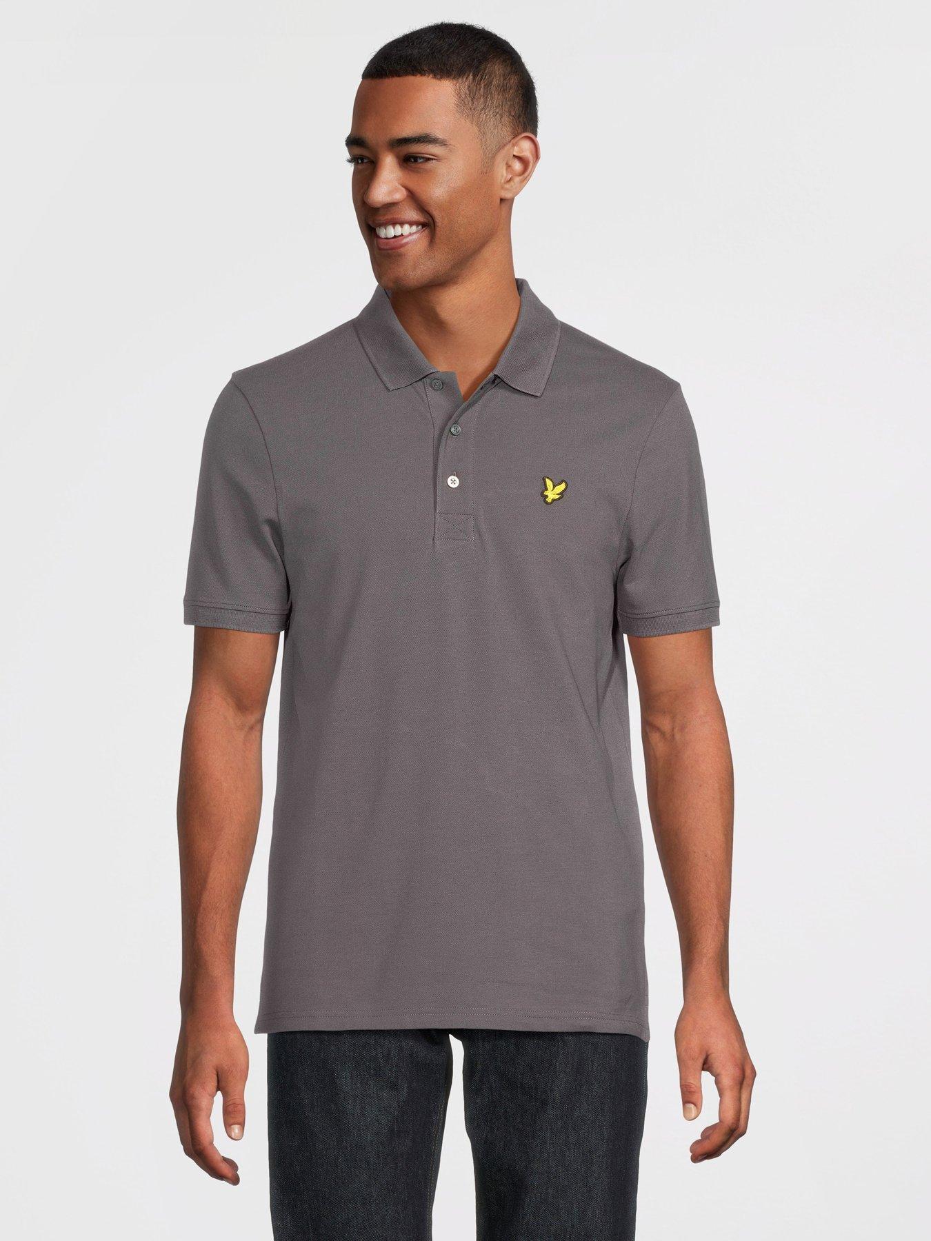 Image 1 of 5 of Lyle & Scott Plain Polo Shirt - Black