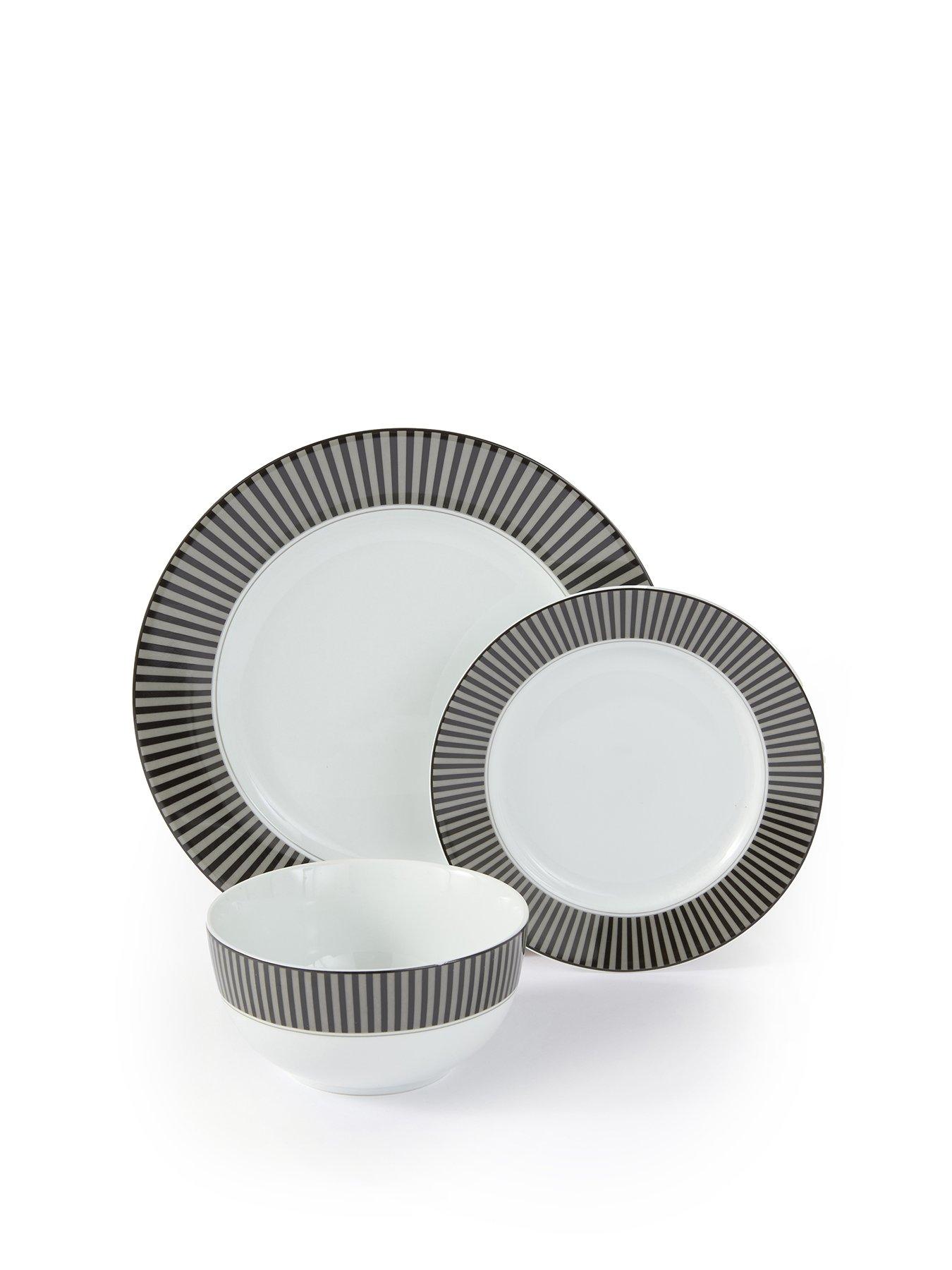  image of waterside-12pc-black-amp-grey-stripe