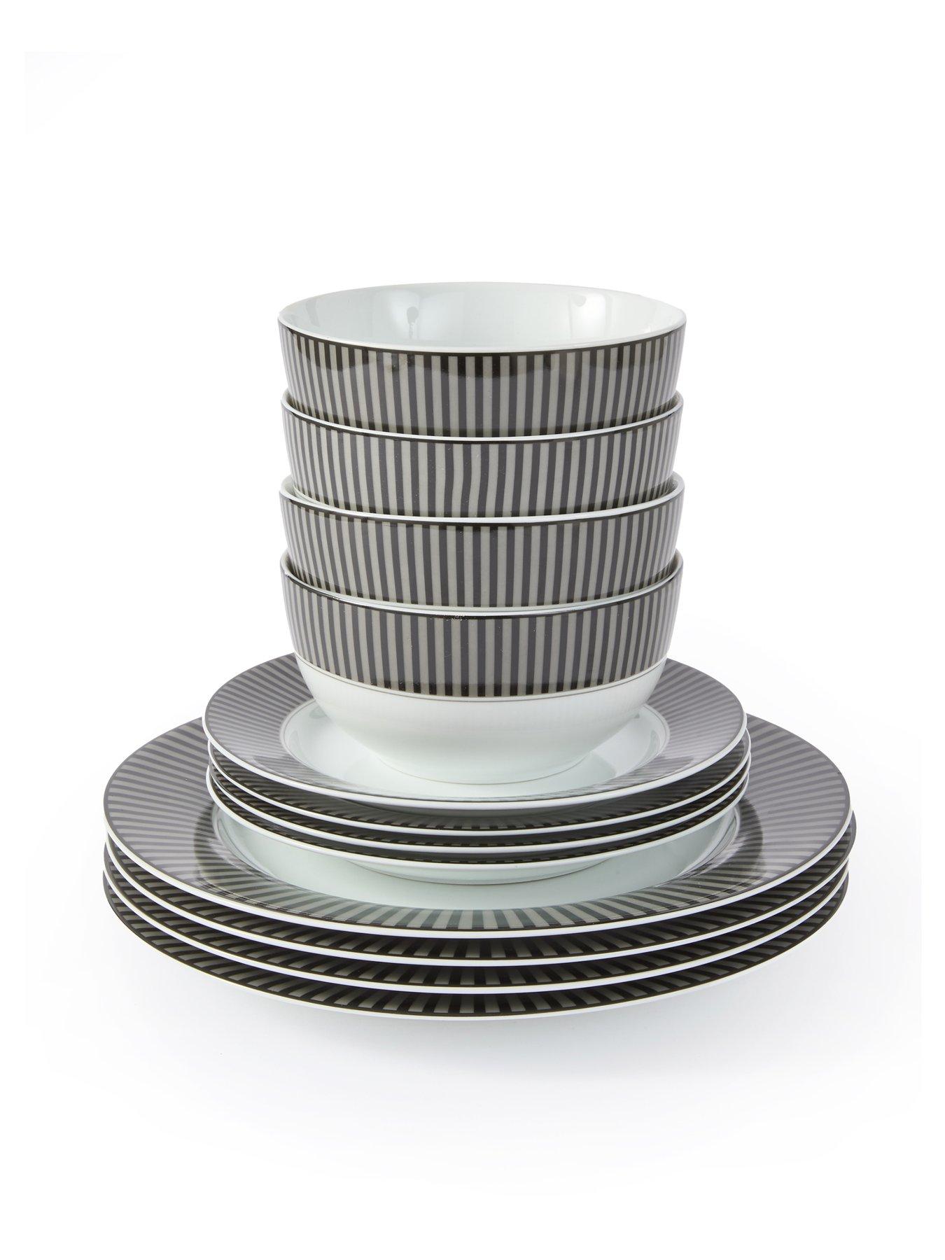  image of waterside-12pc-black-amp-grey-stripe