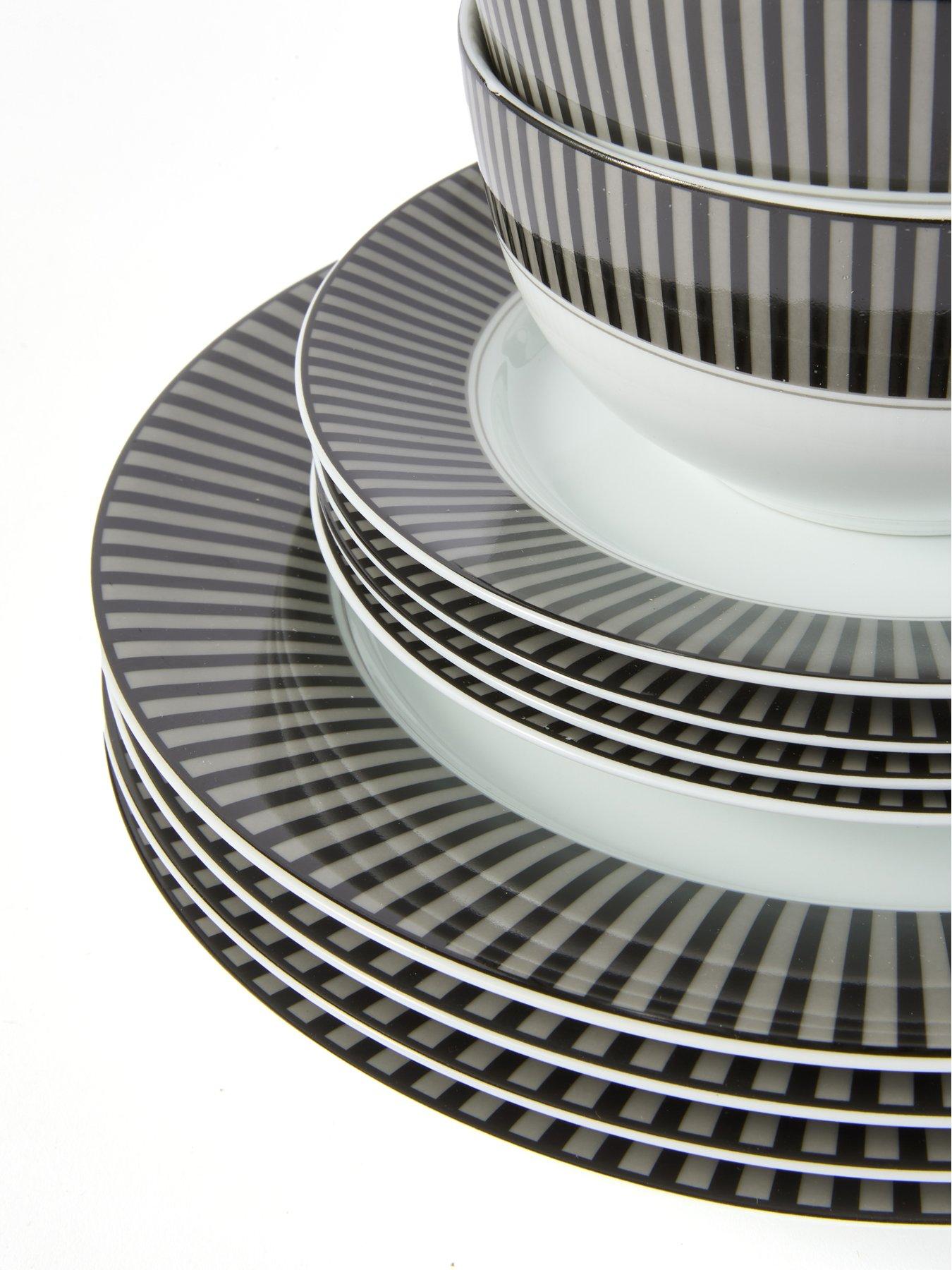  image of waterside-12pc-black-amp-grey-stripe