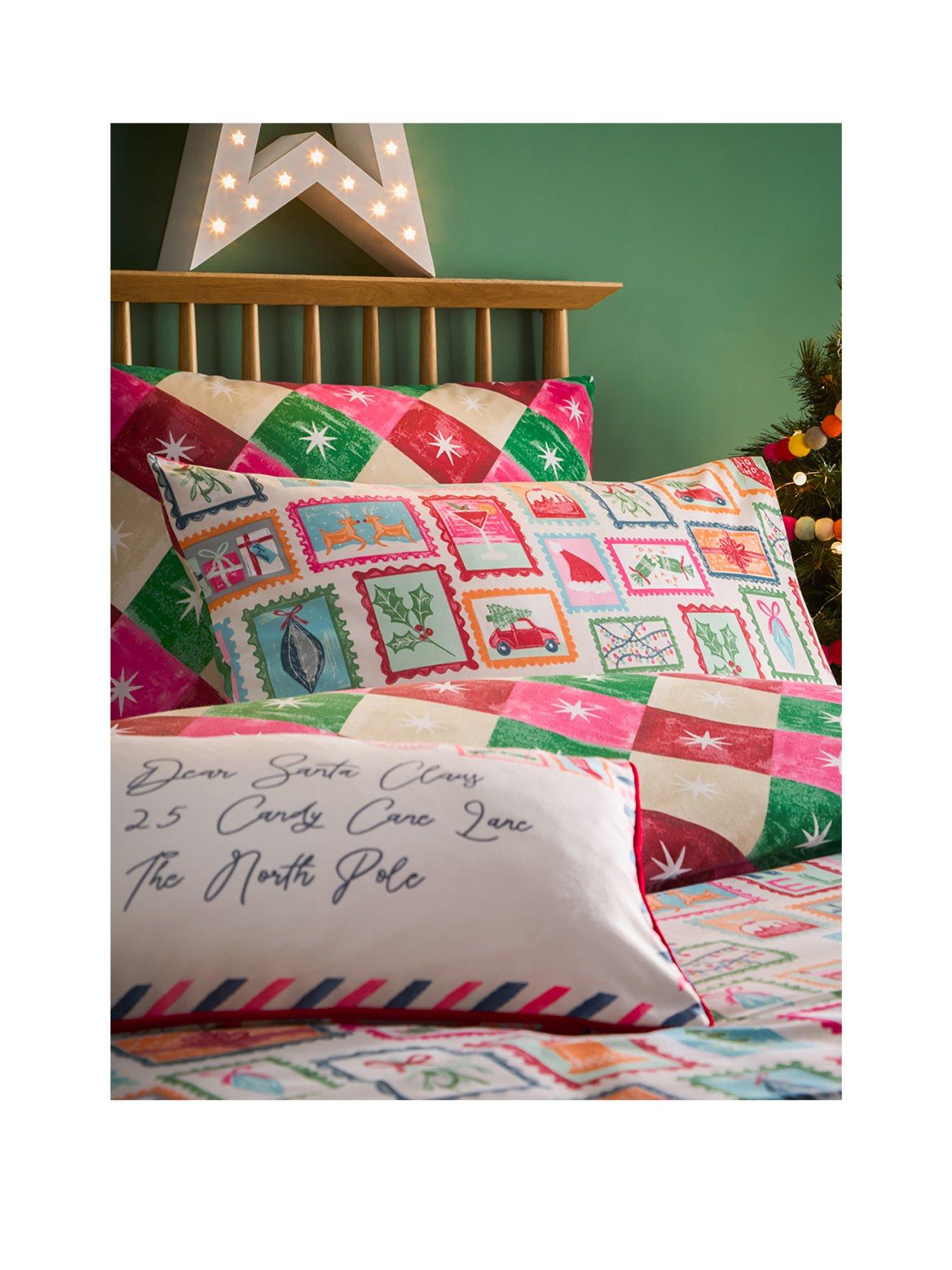  image of furn-dear-santa-christmas-duvet-set-multi