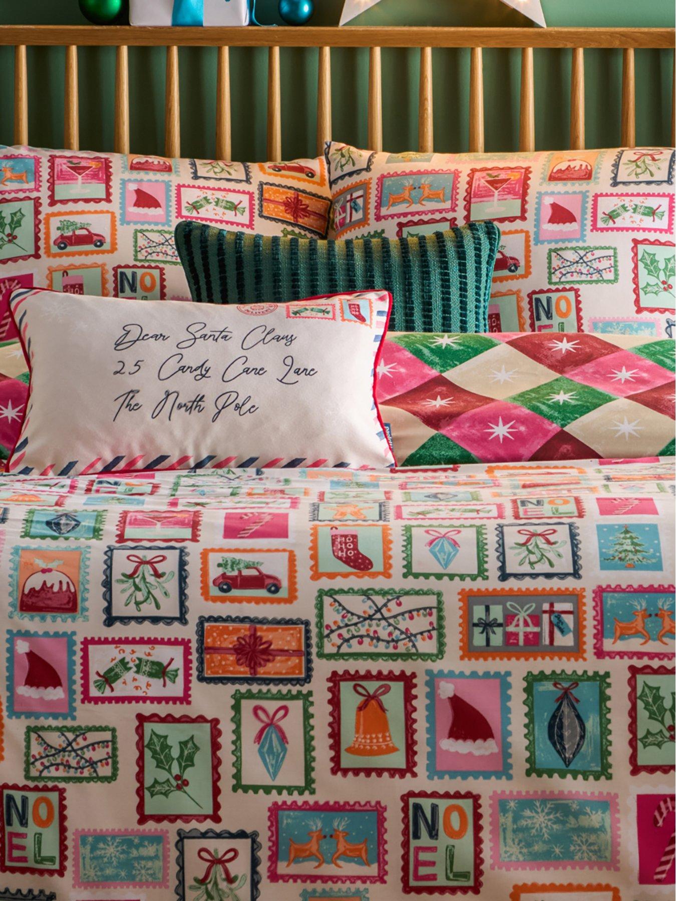  image of furn-dear-santa-christmas-duvet-set-multi