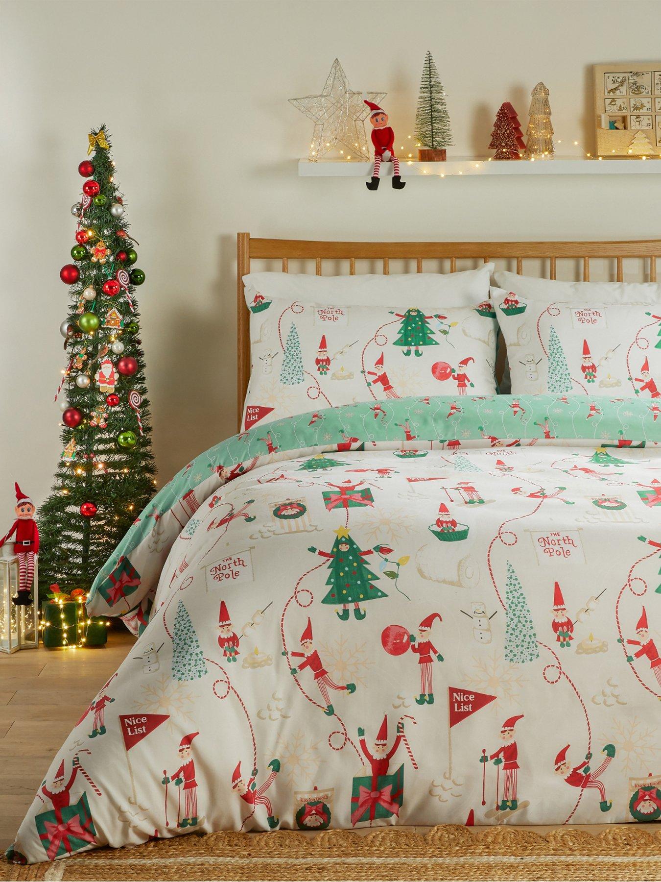 duvet-day-elfie-christmas-duvet-set-creammint