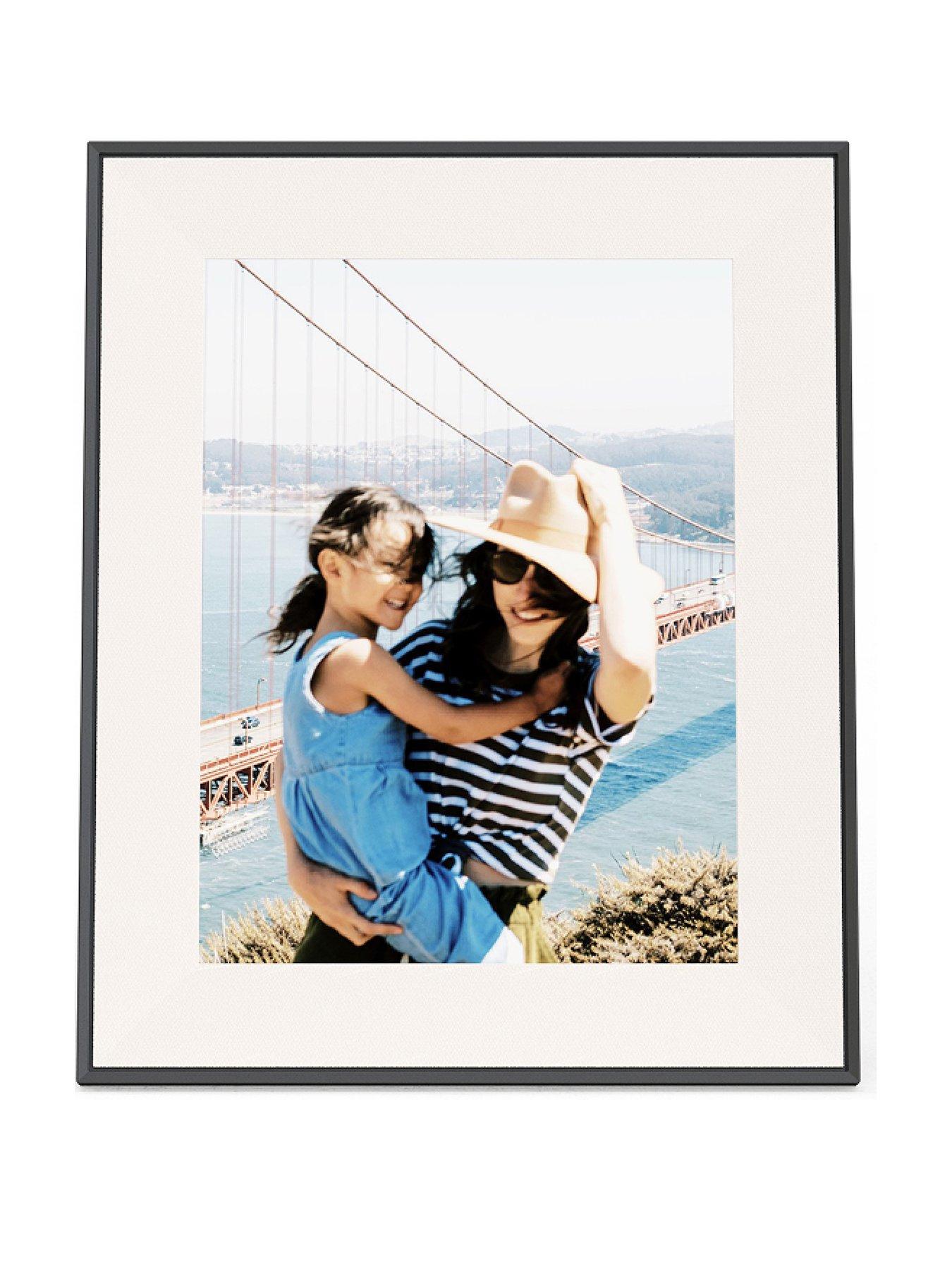 Aura Aspen Ink with Paper Mat Digital Photo Frame