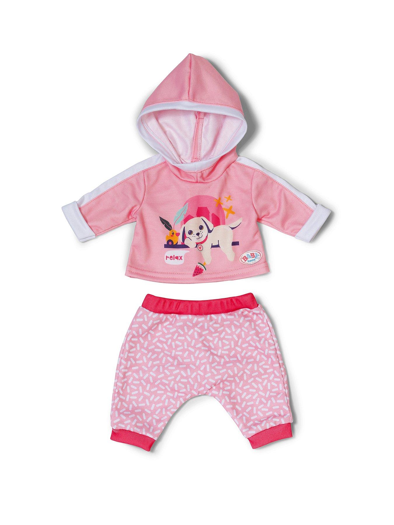 Baby Born Jogging Suit Pink 43cm