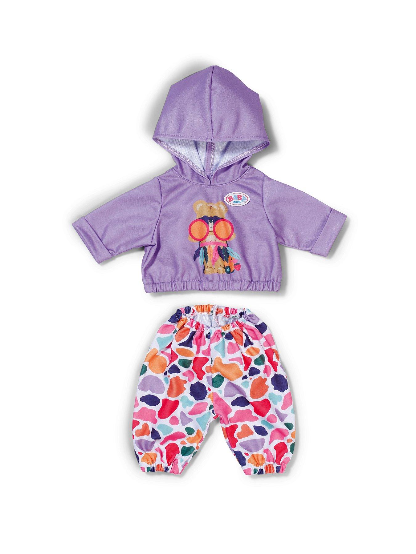Image 1 of 6 of Baby Born Hoodie Outfit 43cm