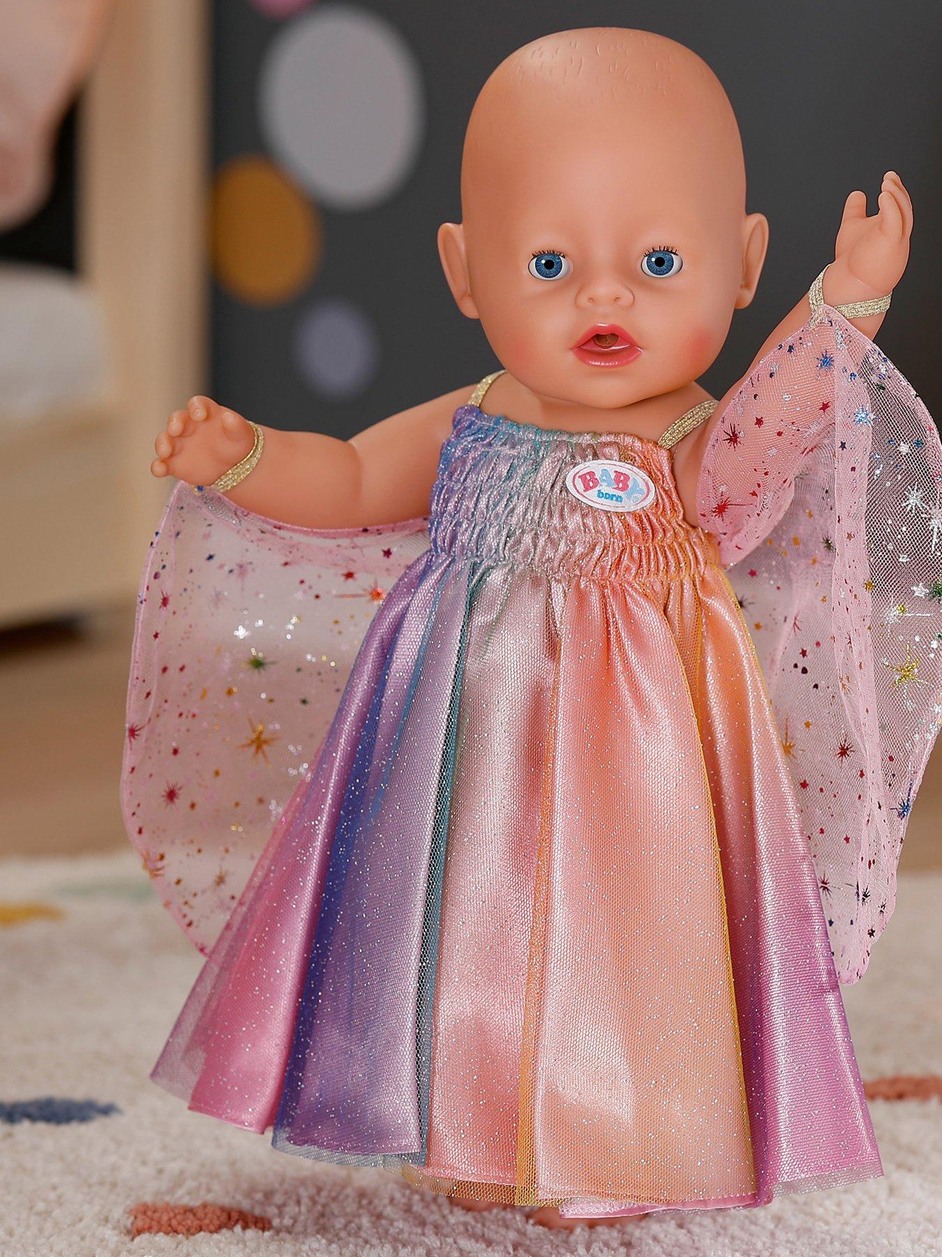 Image 2 of 7 of Baby Born Rainbow Dress 43cm