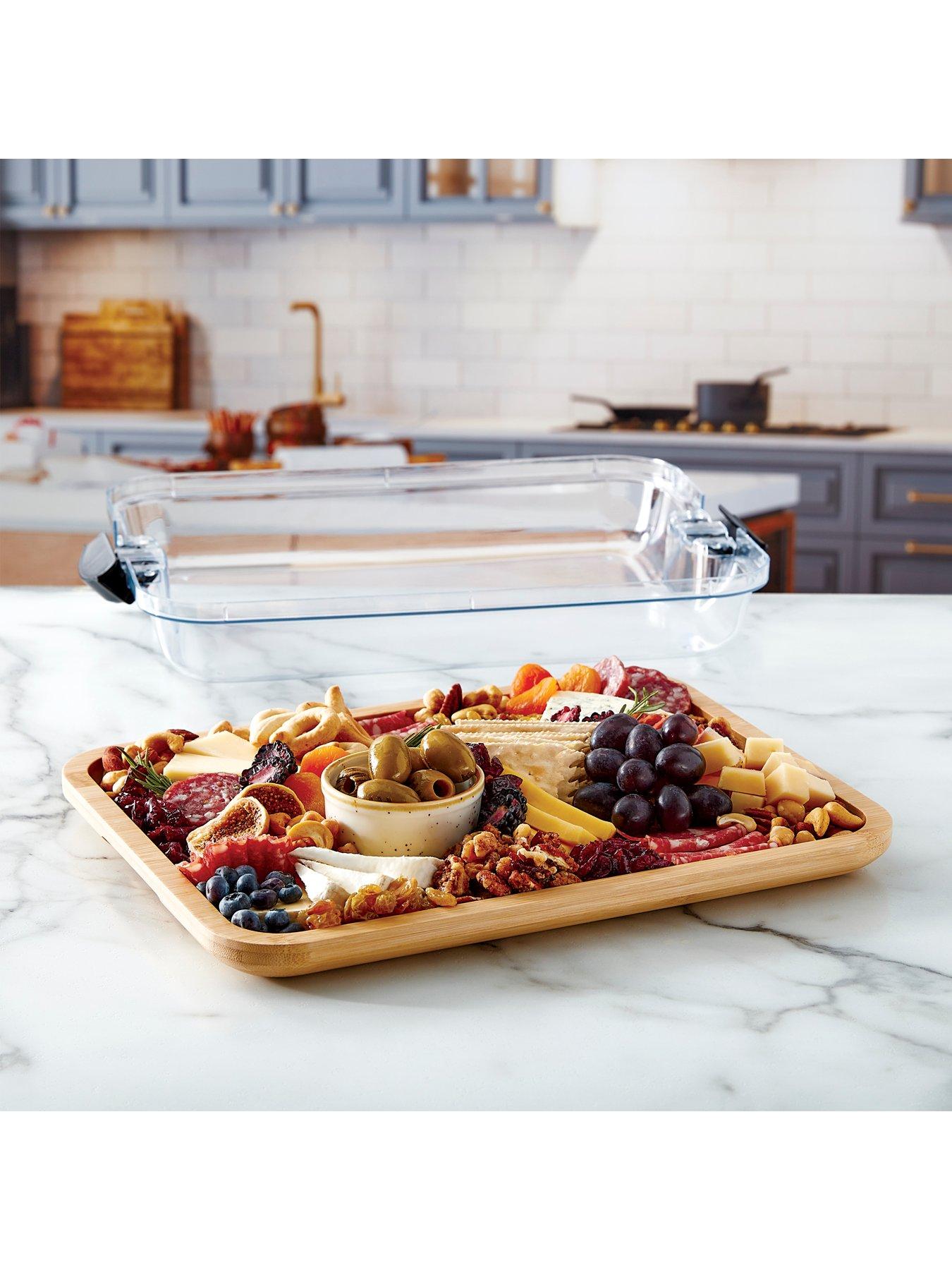 Image 3 of 7 of Faberware Build-a-Board Bamboo Serving Board with Locking Lid, 28 x 35.5cm