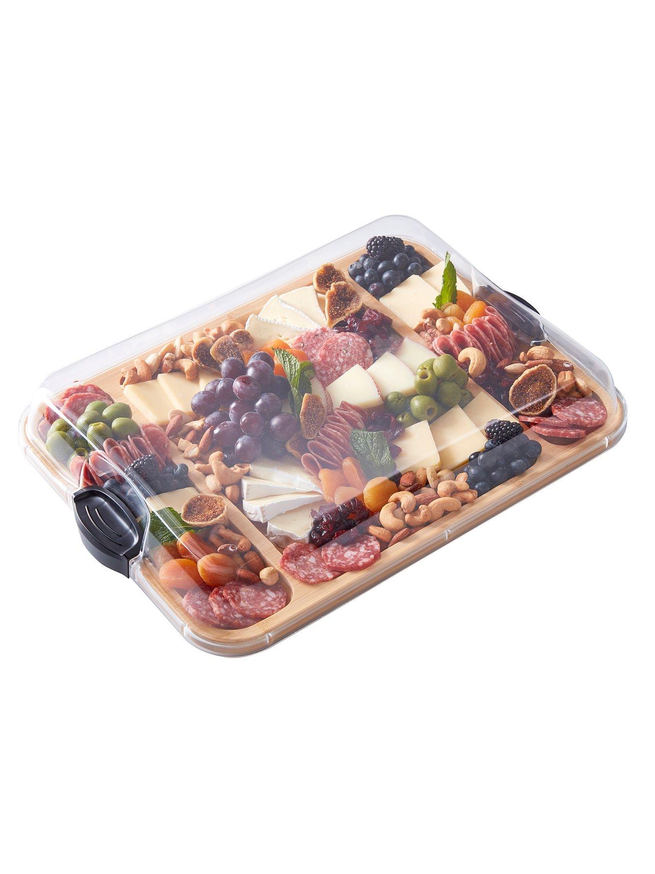 Image 7 of 7 of Faberware Large Build-a-Board Bamboo Serving Board with Locking Lid, 30.5 x 40.5cm