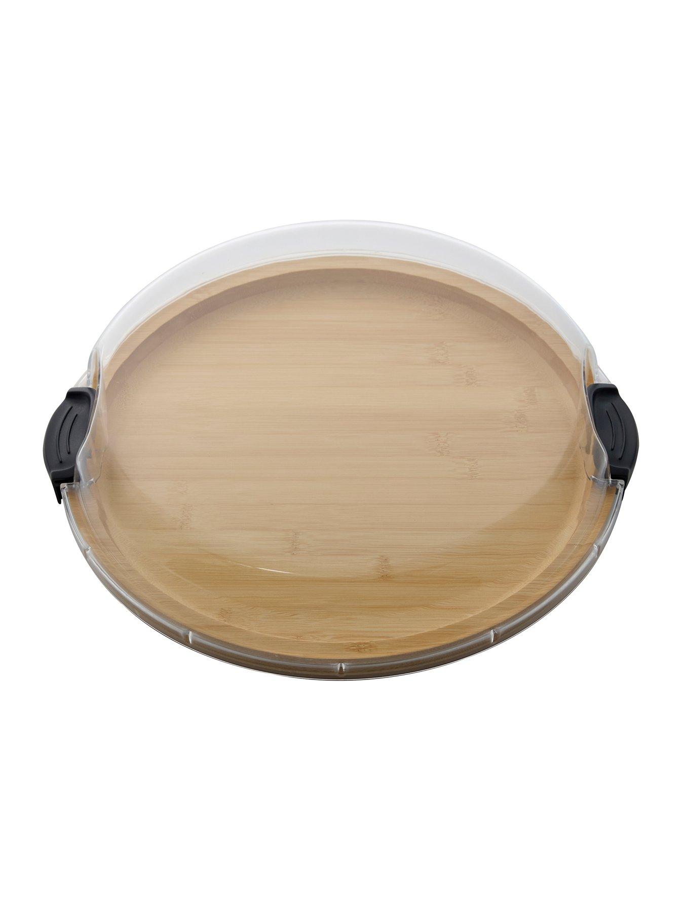 undefined Farberware Build-a-board Bamboo Round Board, 35.5cm, Card Insert