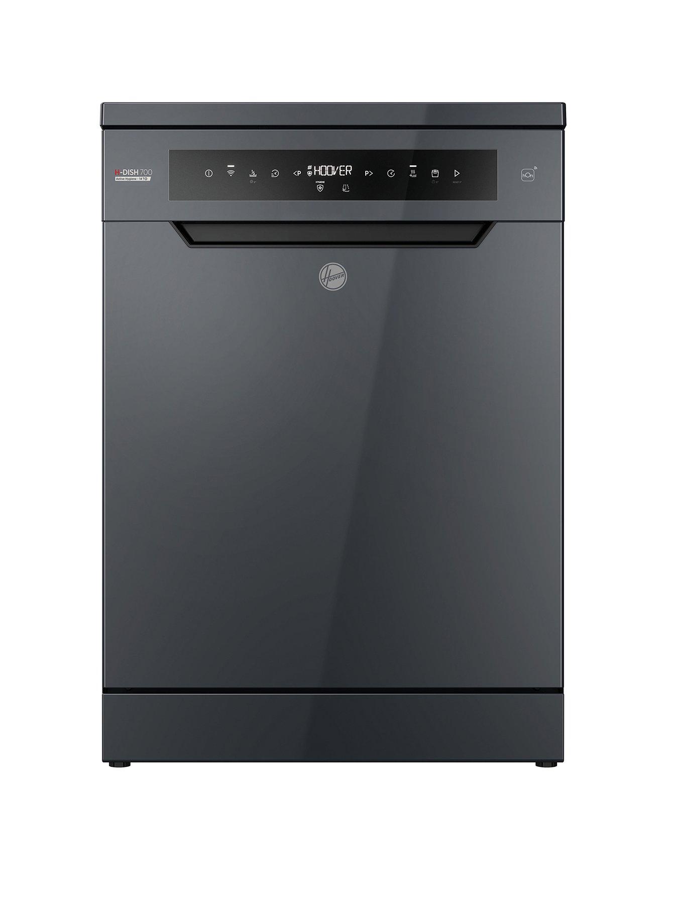 Image 1 of 7 of Hoover HF 4A4S3PSA-80 - Full Size Dishwasher, 14-Place Settings, A Rated - H-Dish 700 - Graphite