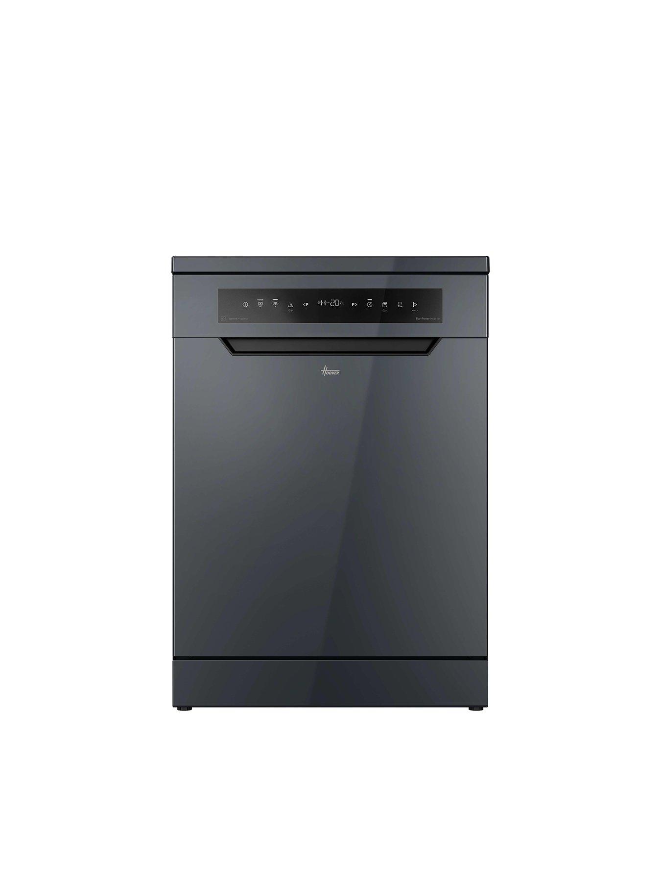 Hoover H-DISH 500 Full Size Dishwasher, 14 Place Settings, Wifi, Anthacite, B Rated