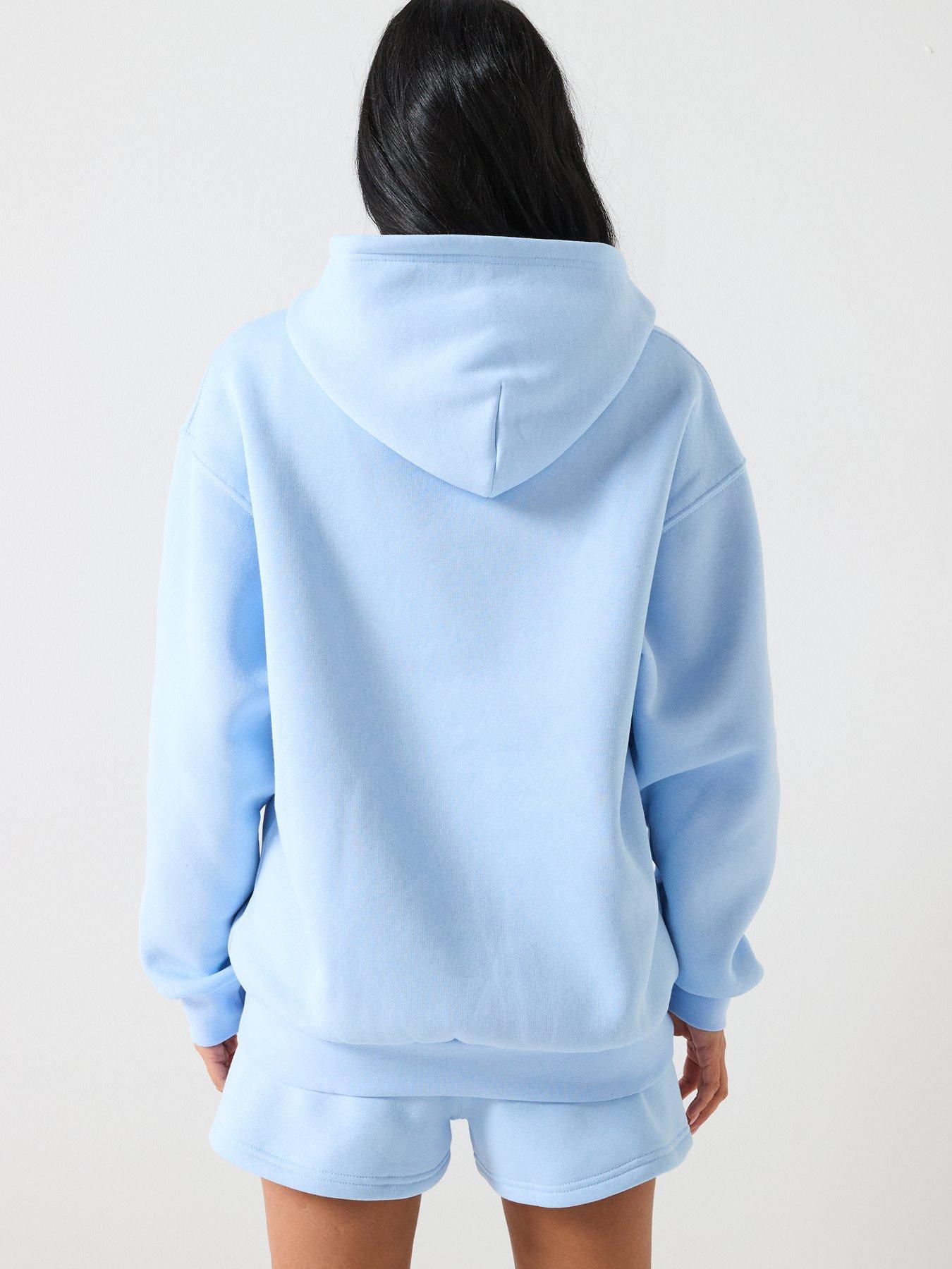  image of gym-king-womens-365-relaxed-fit-hoodie-blue