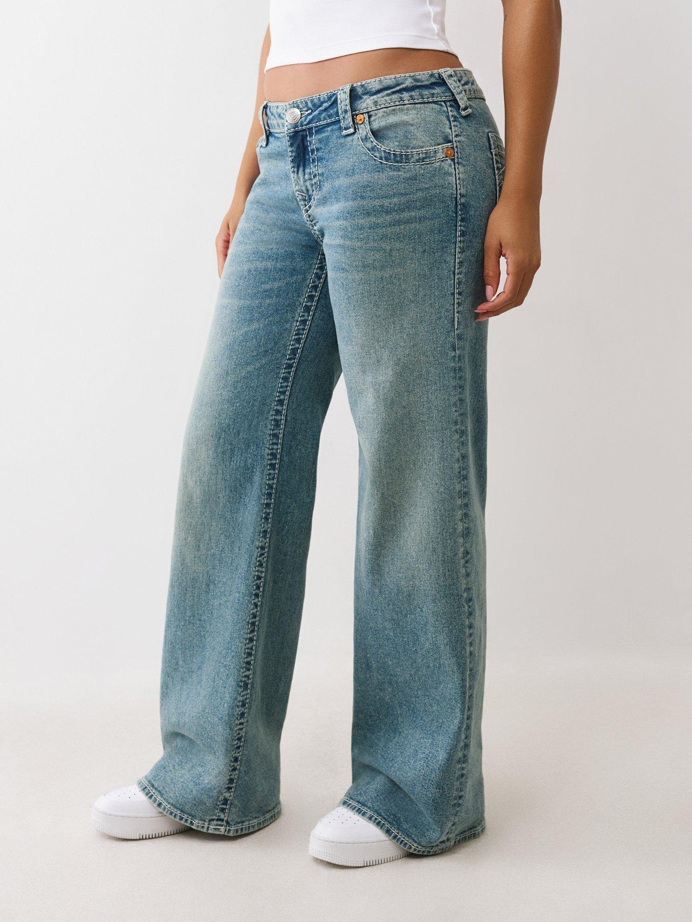  image of true-religion-bobbi-low-rise-baggy-jeans-dark-wash