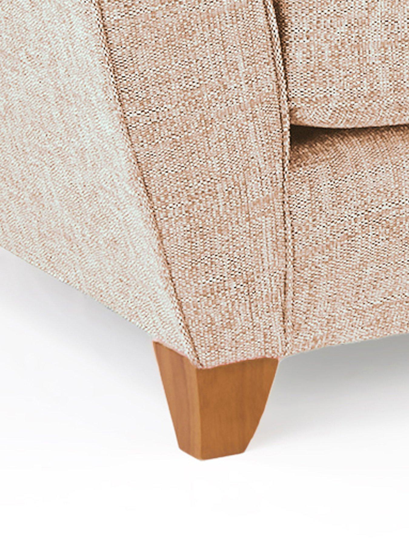 Image 4 of 6 of The Very Collection Halstow 3 Seater Fabric Sofa - Natural - Made to order in the UK