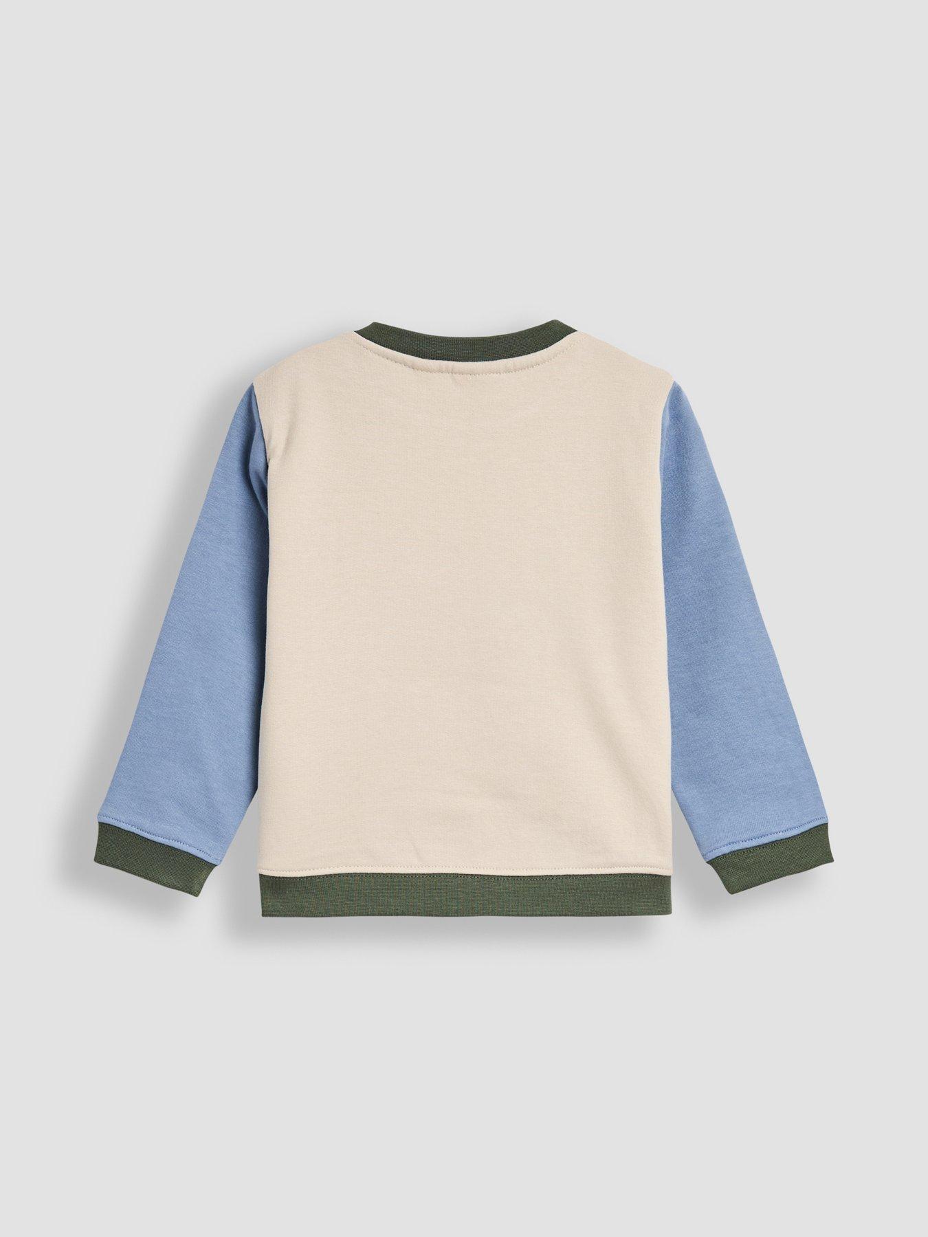 Image 3 of 6 of JoJo Maman Bebe Toddler Boys 2-Piece Safari Jeep Sweatshirt &amp; Joggers Set - Green