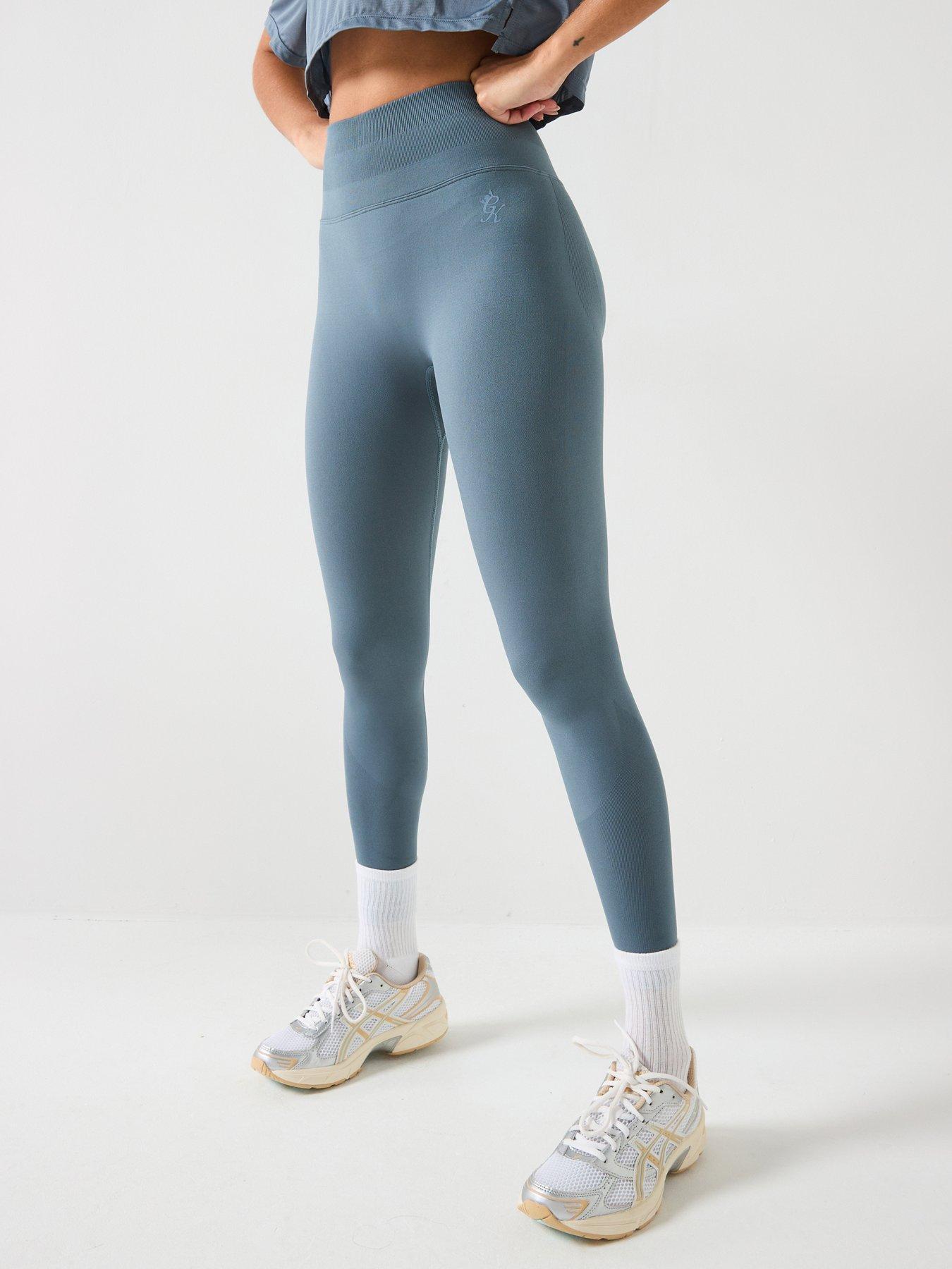 Gym King Womens Sculpt Seamless Legging - Blue