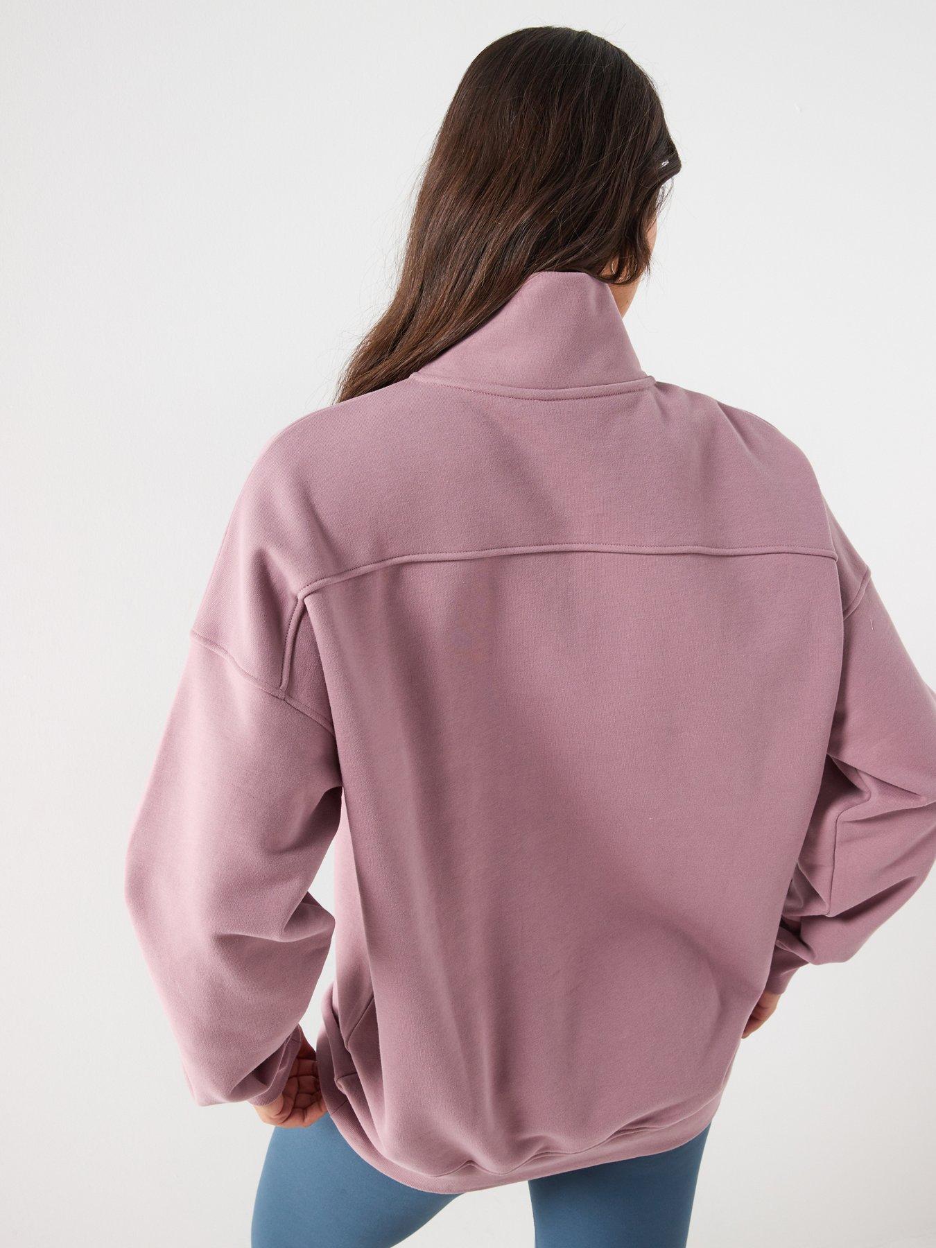  image of gym-king-womens-revive-14-zip-funnel-purple