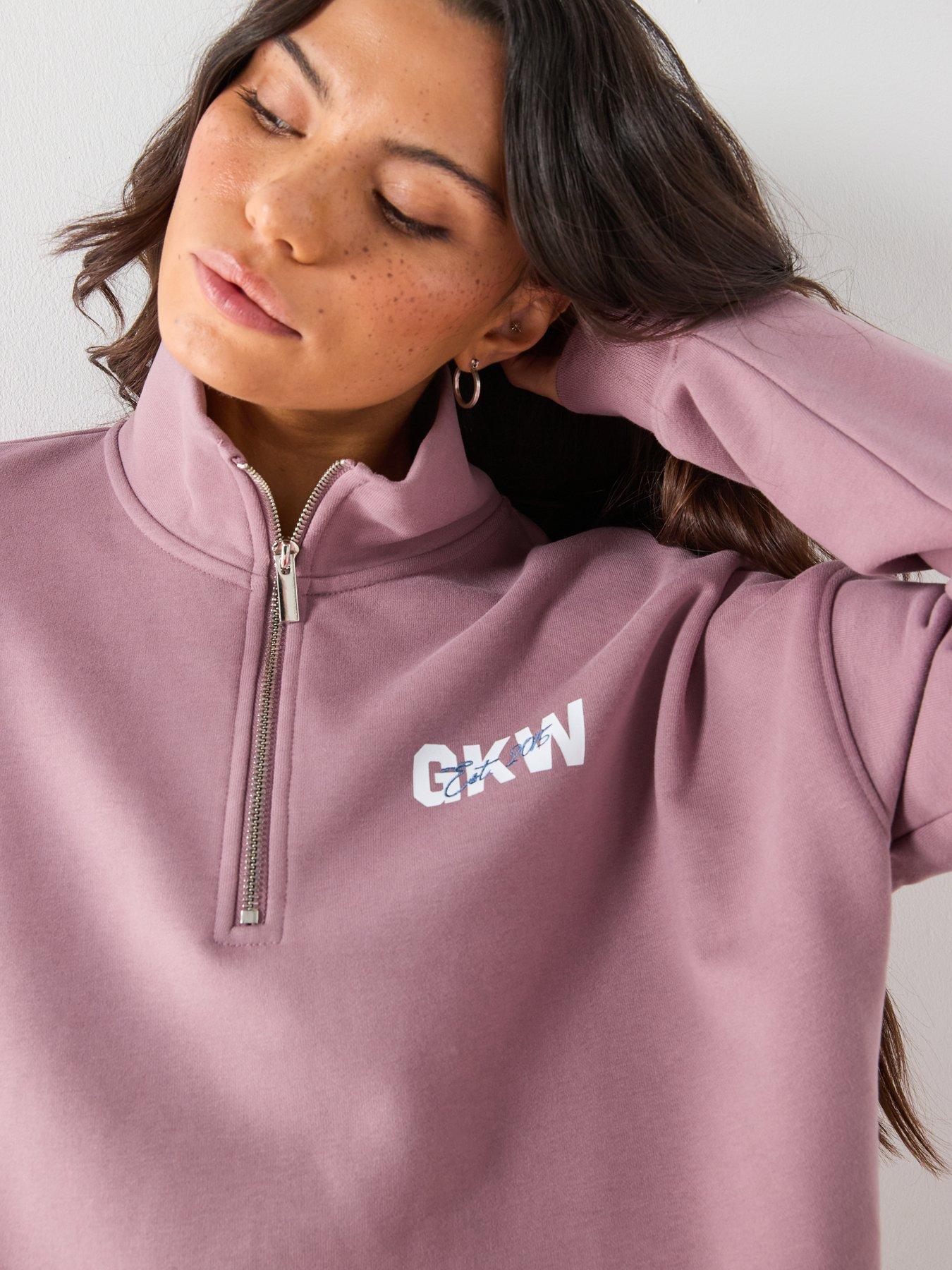  image of gym-king-womens-revive-14-zip-funnel-purple