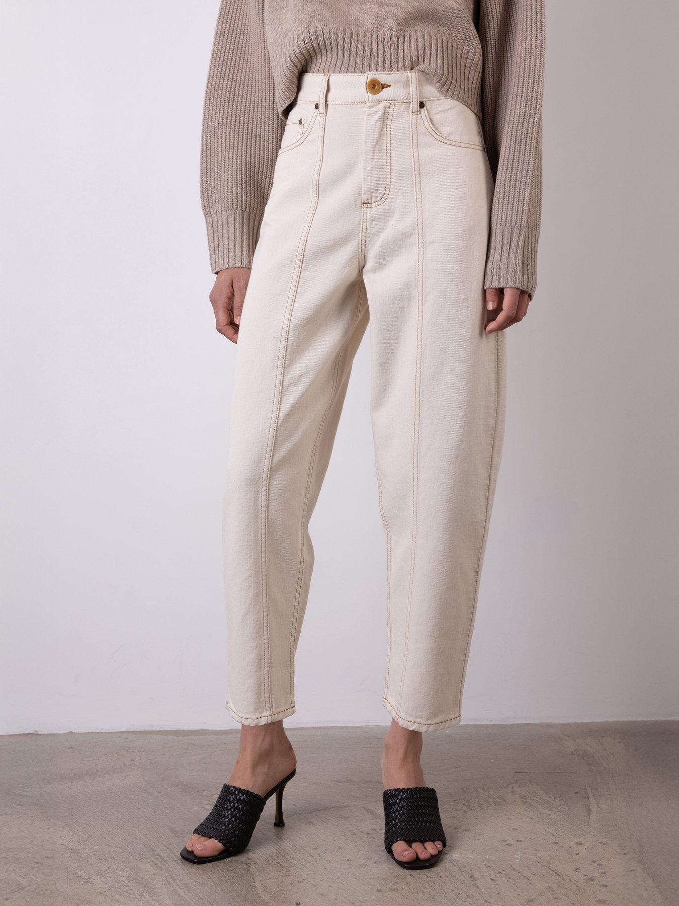 Vi.ve.re Erna Trouser - Ecru - Cream