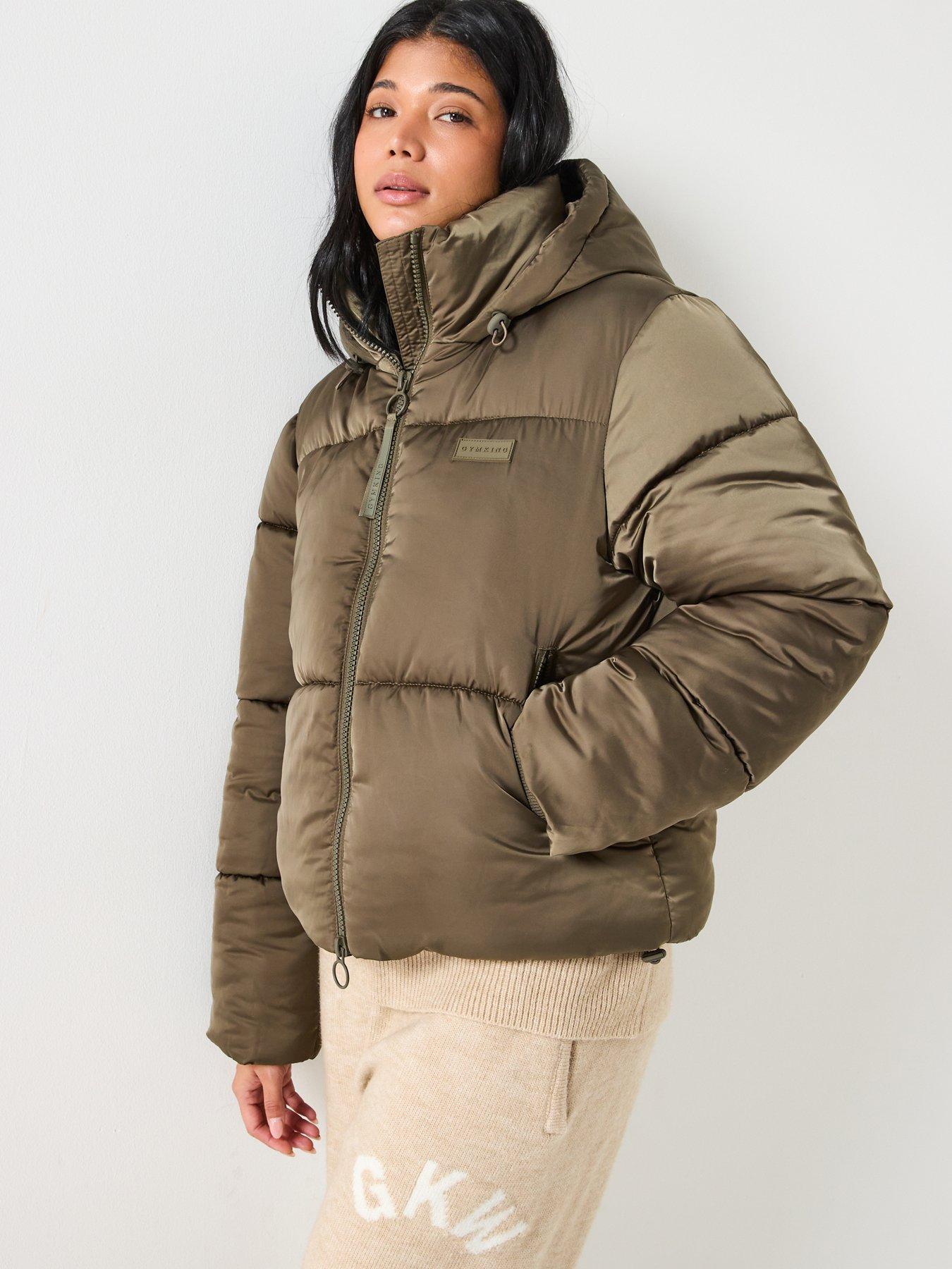 gym-king-womens-cropper-padded-jacket-khaki