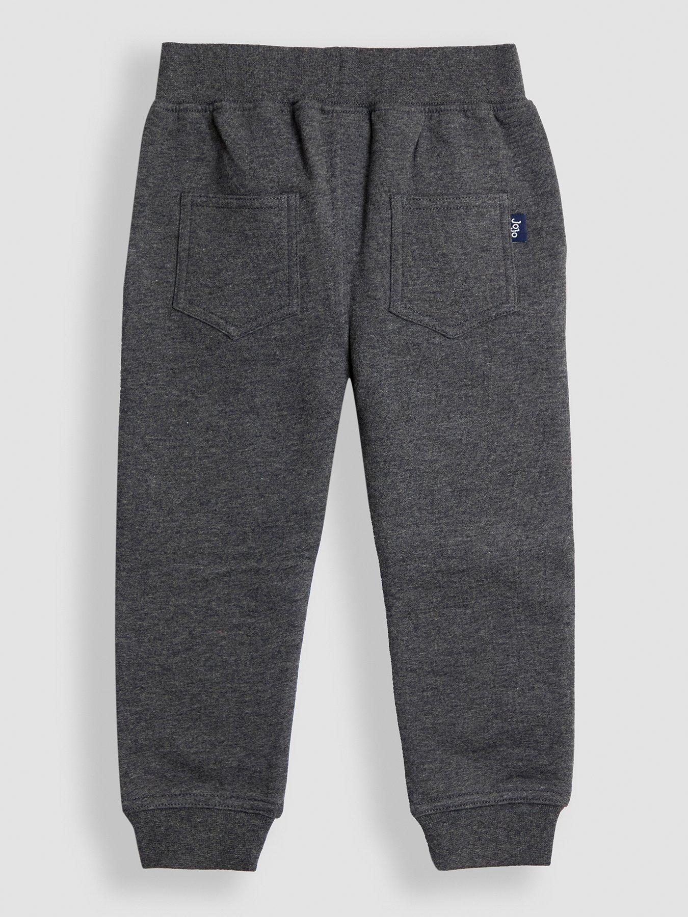  image of jojo-maman-bebe-toddler-boys-space-applique-joggers-grey