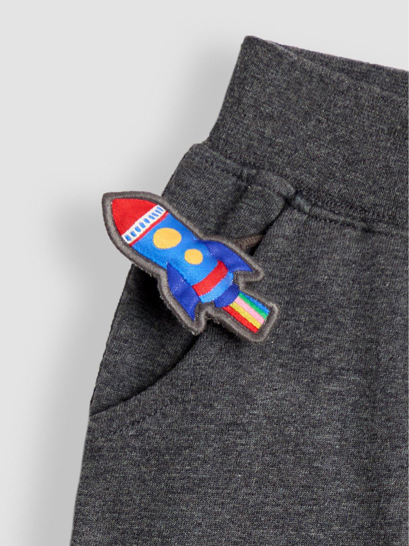  image of jojo-maman-bebe-toddler-boys-space-applique-joggers-grey