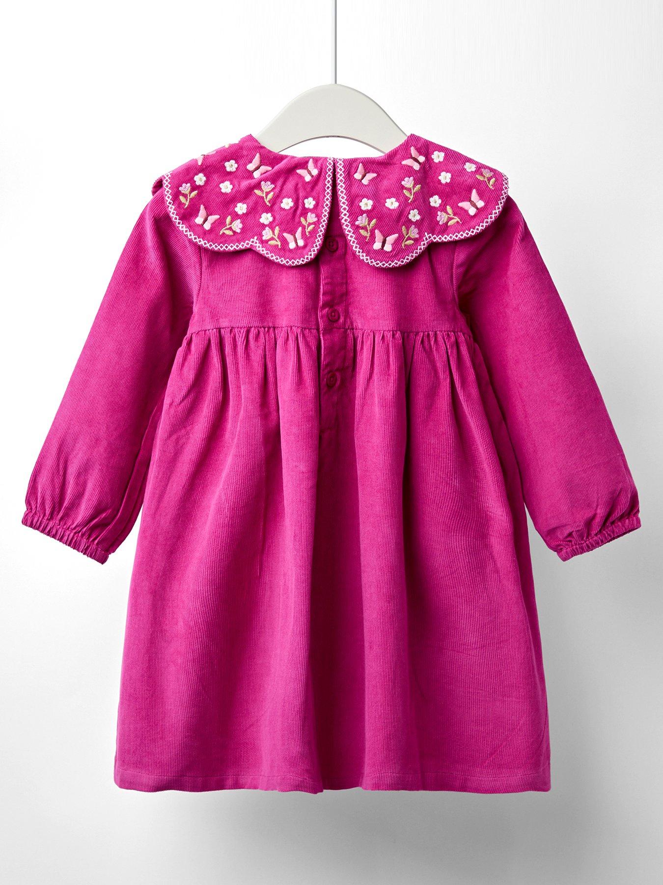 back image of jojo-maman-bebe-toddler-girls-butterfly-embroidered-collar-cord-dress-red