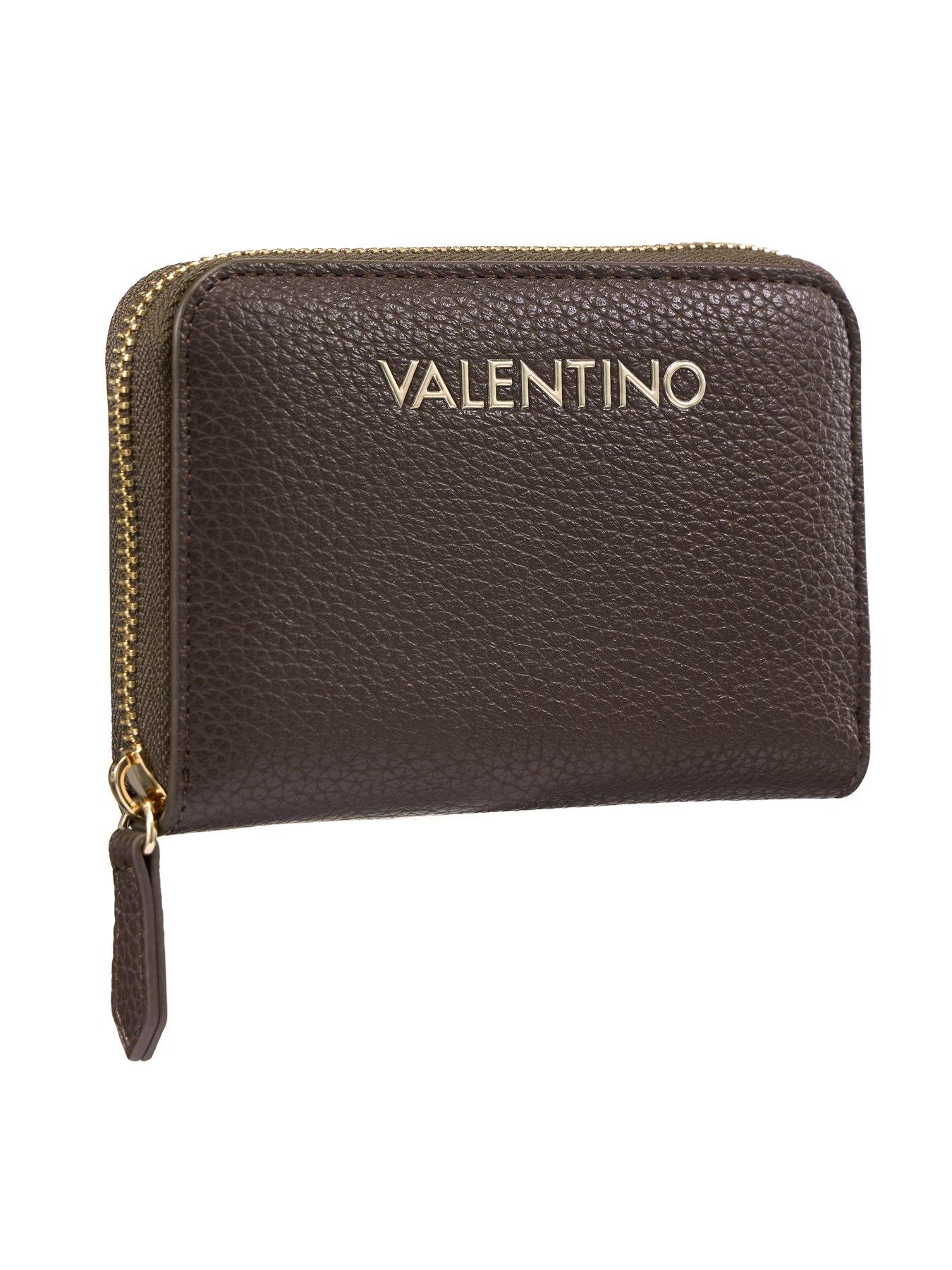 back image of valentino-alexia-zip-around-wallet-brown