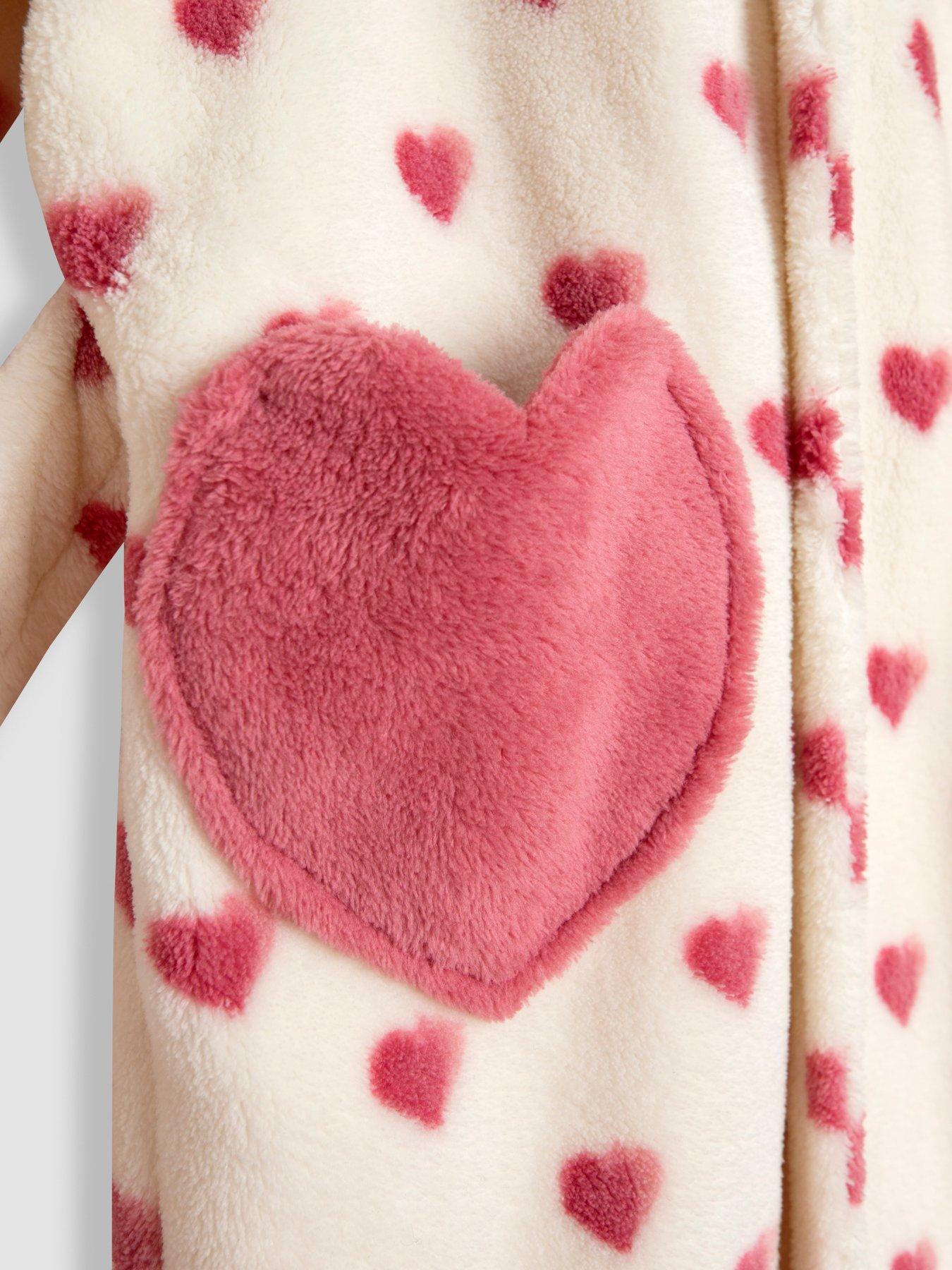  image of jojo-maman-bebe-toddler-girls-heart-dressing-gown-cream