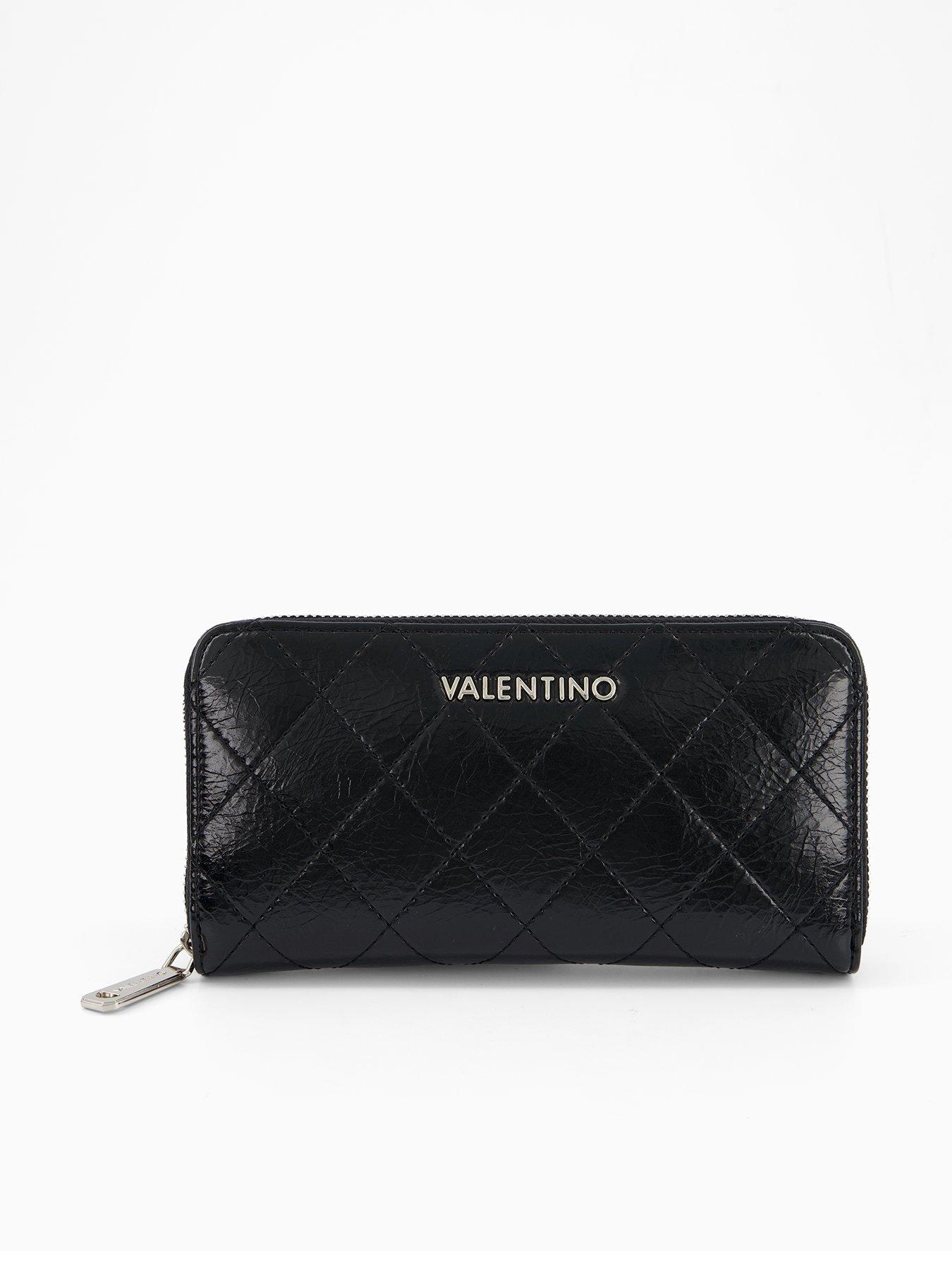 Valentino Wakanda Zip Around Wallet - Black