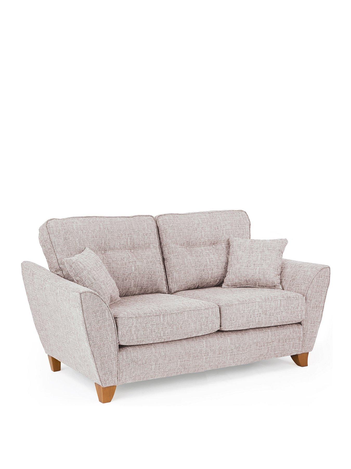 Image 3 of 6 of Very Home Halstow 3 Seater Fabric Sofa Bed - Silver&nbsp;- Made to order in the UK