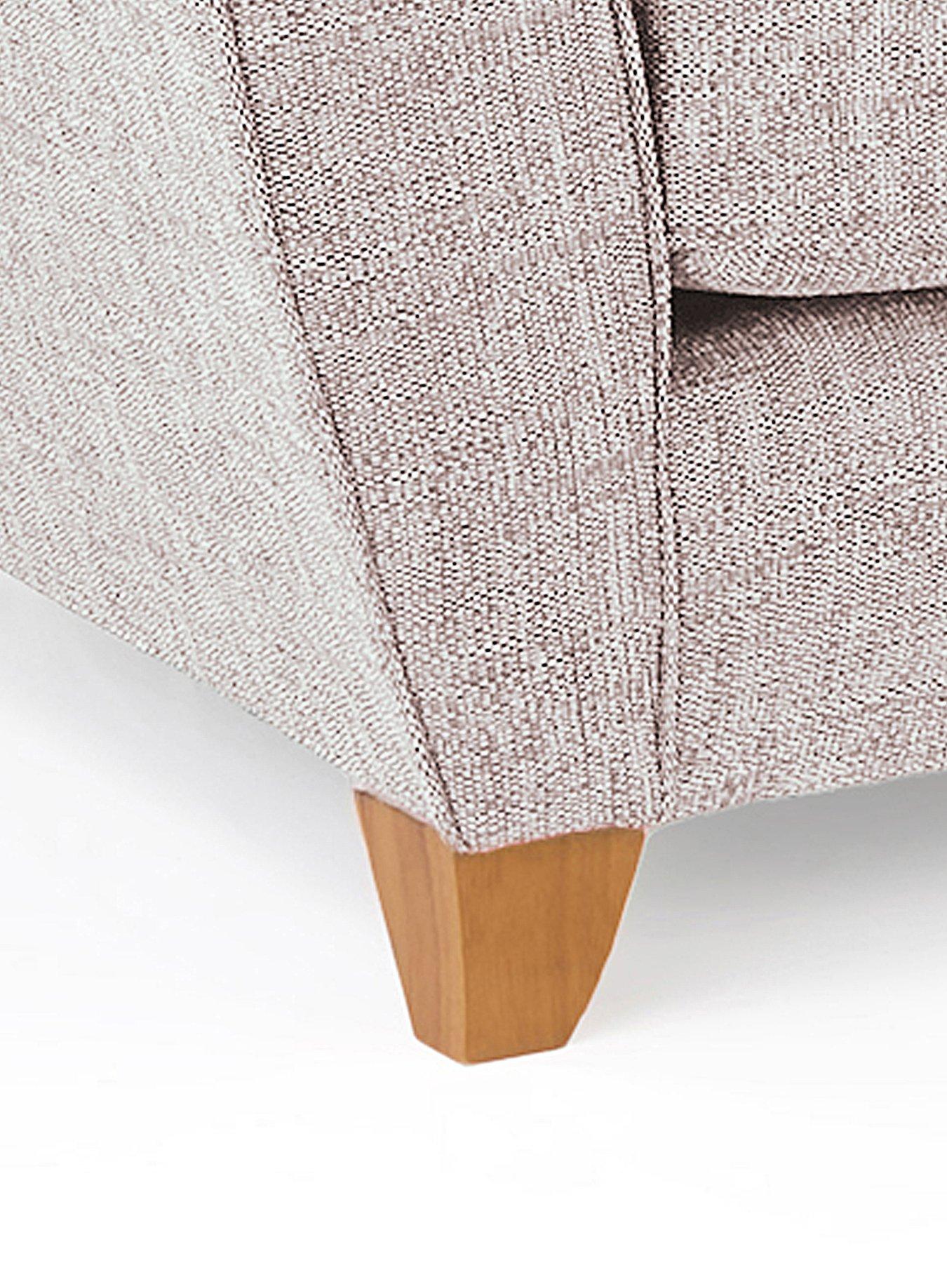 Image 4 of 5 of Very Home Halstow Fabric Armchair - Silver&nbsp;- Made to order in the UK