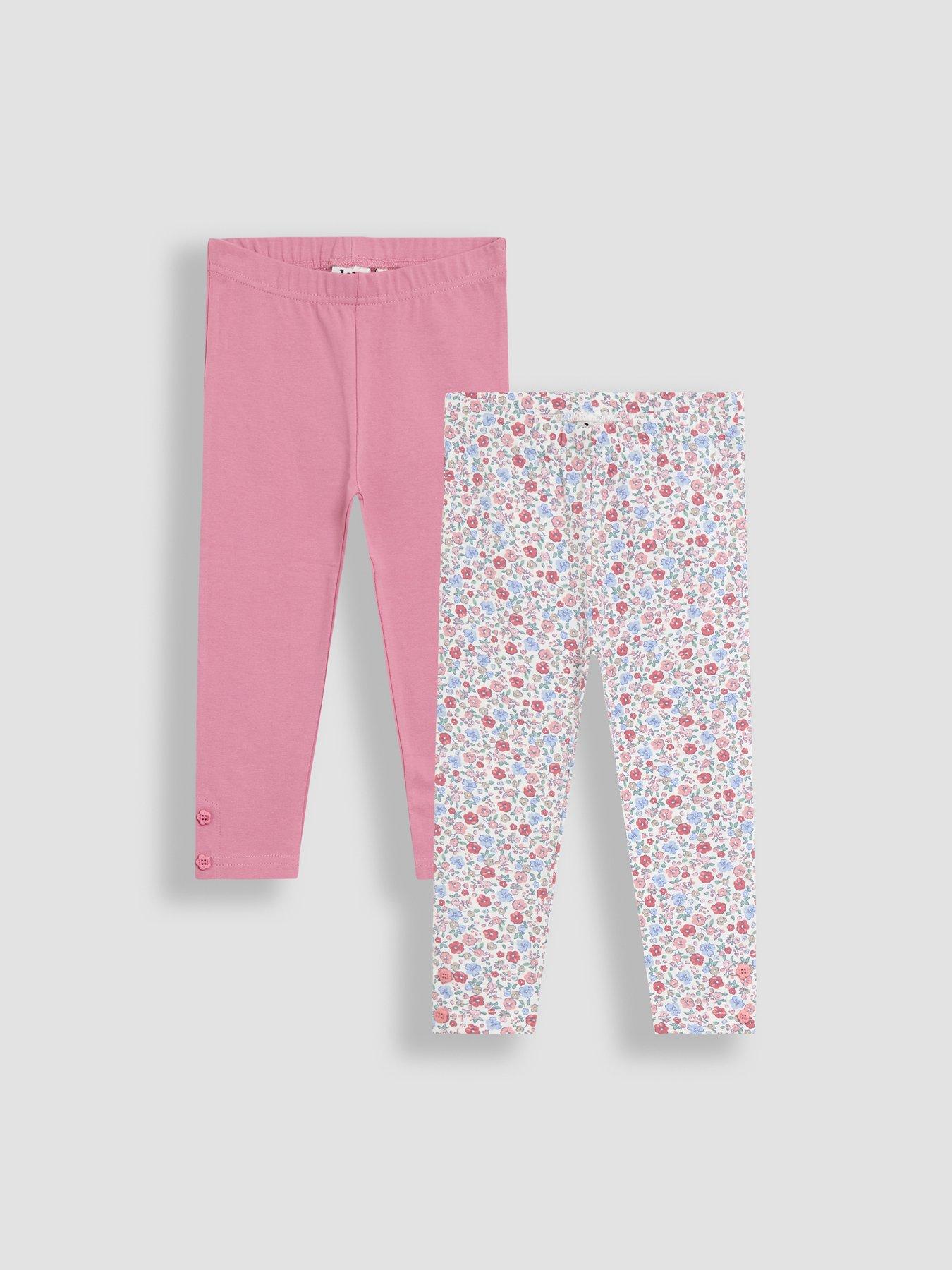 undefined Toddler Girls 2-Pack Ditsy Floral Leggings - Pink