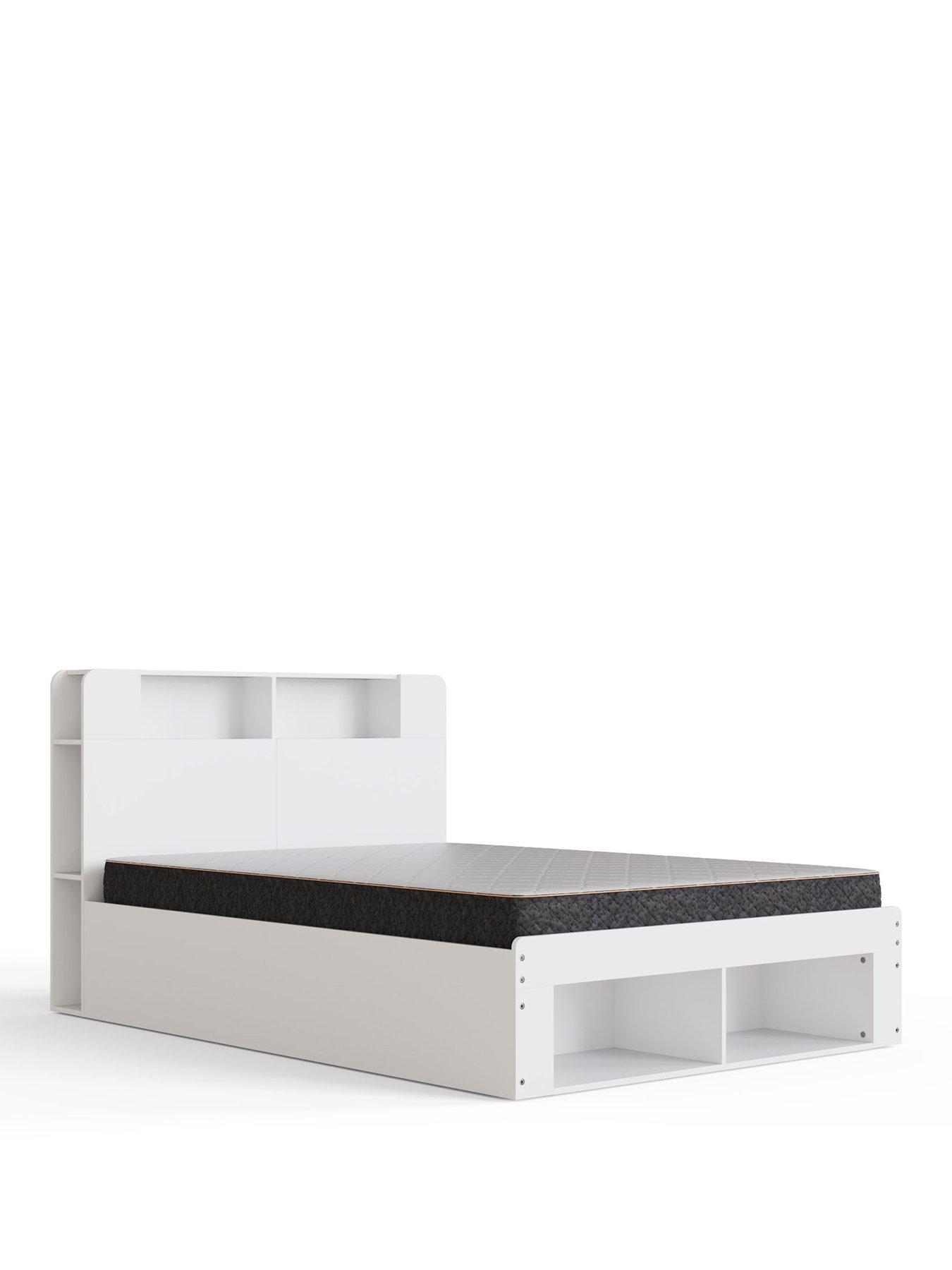 Image 2 of 7 of GFW Anya 135cm Wooden Ottoman Bed White