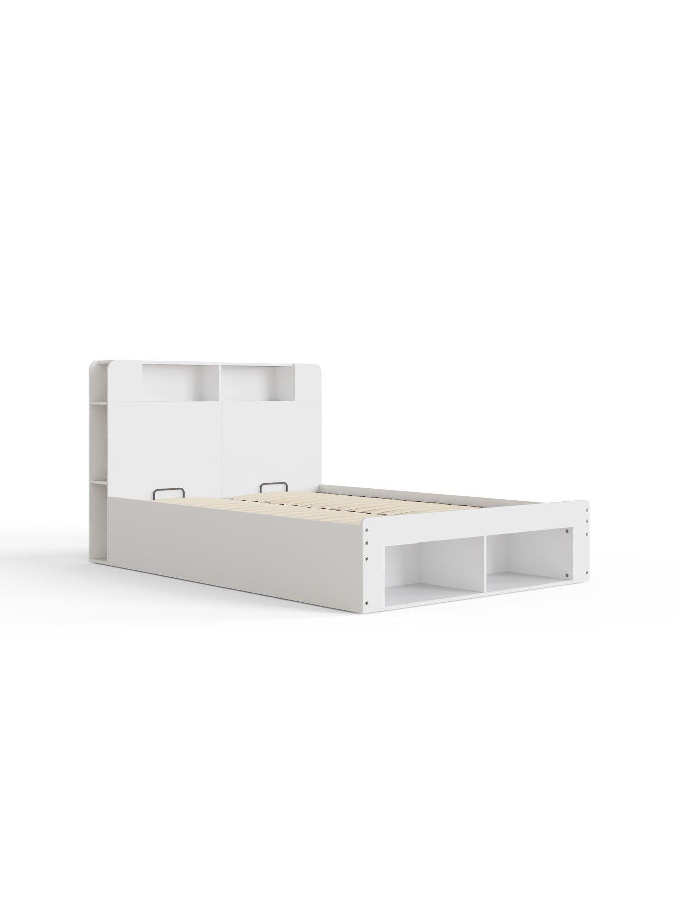 Image 3 of 7 of GFW Anya 135cm Wooden Ottoman Bed White