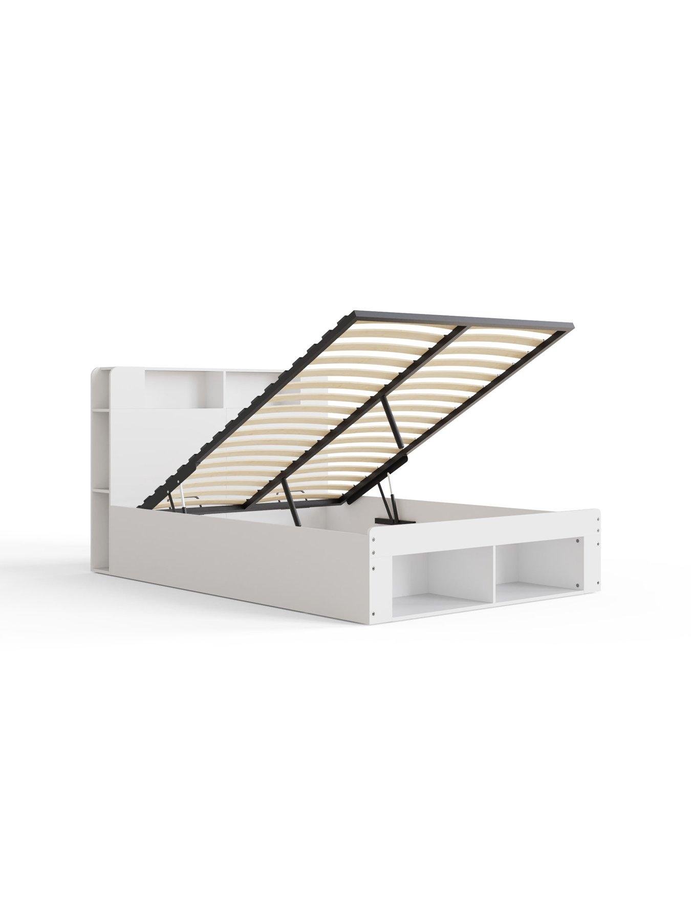 Image 4 of 7 of GFW Anya 135cm Wooden Ottoman Bed White
