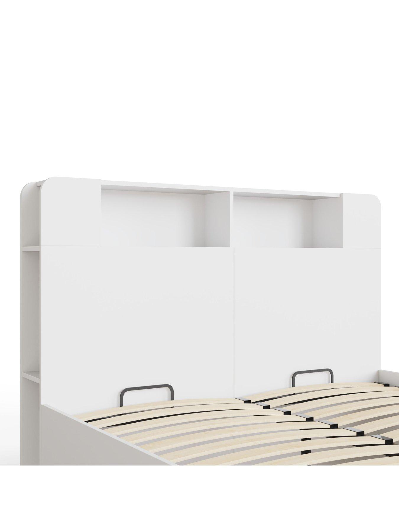 Image 7 of 7 of GFW Anya 135cm Wooden Ottoman Bed White