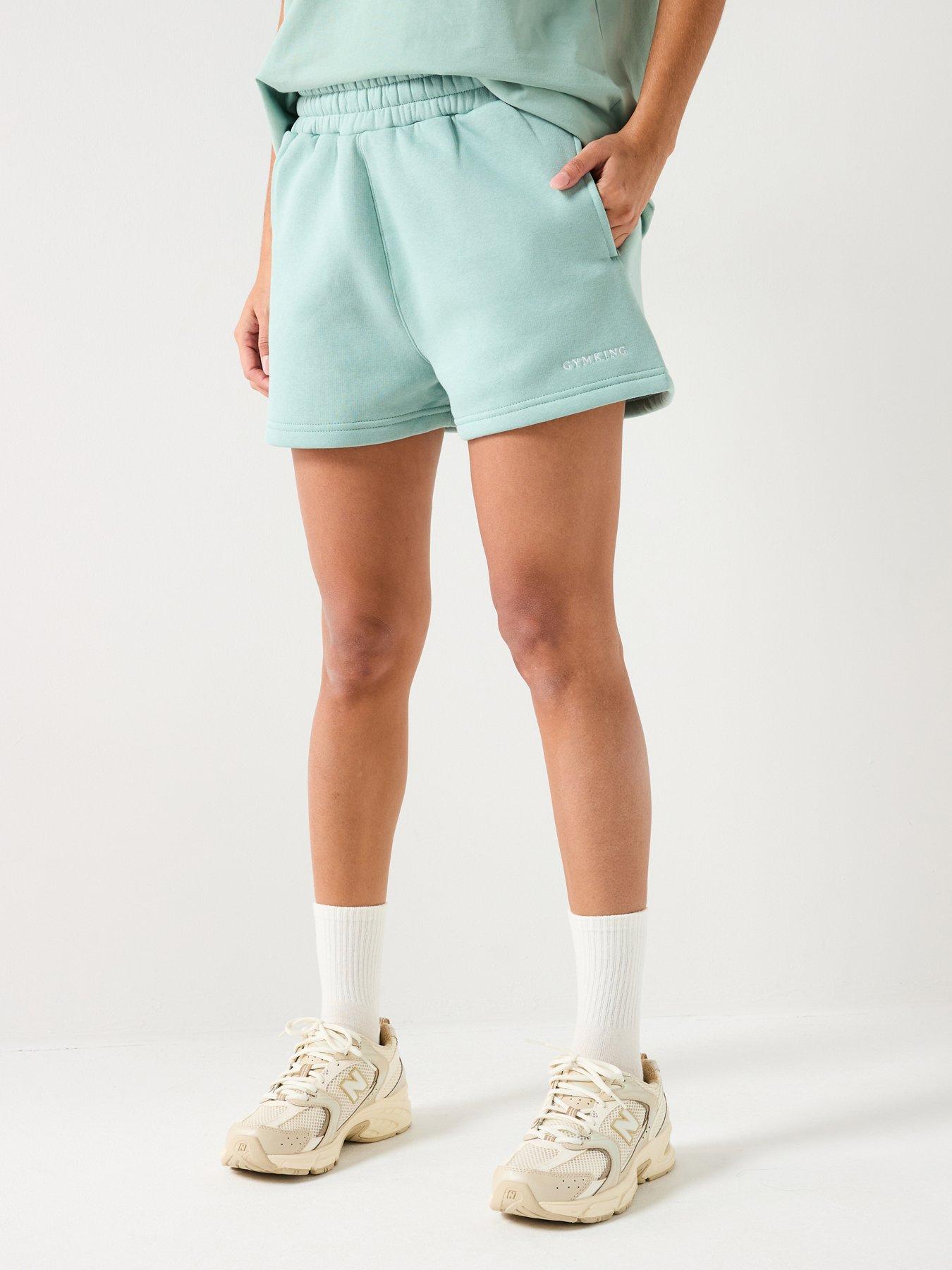 Image 1 of 6 of Gym King Womens 365 Fleece Short - Green