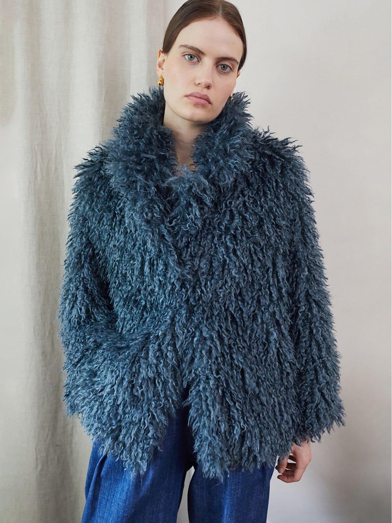 Vi.ve.re Charlie Shaggy Fur - Teal