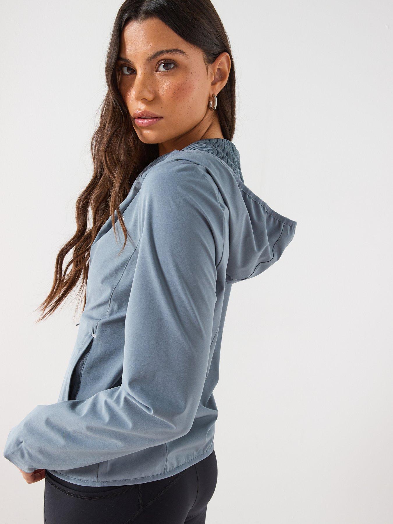 Image 6 of 6 of Gym King Womens Adapt Windbreaker - Blue