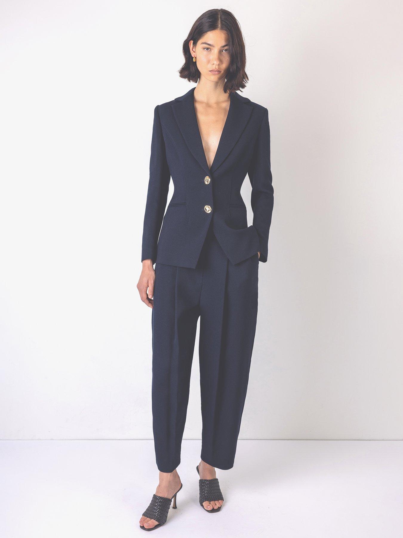 vivere-sidney-structured-blazer-navy