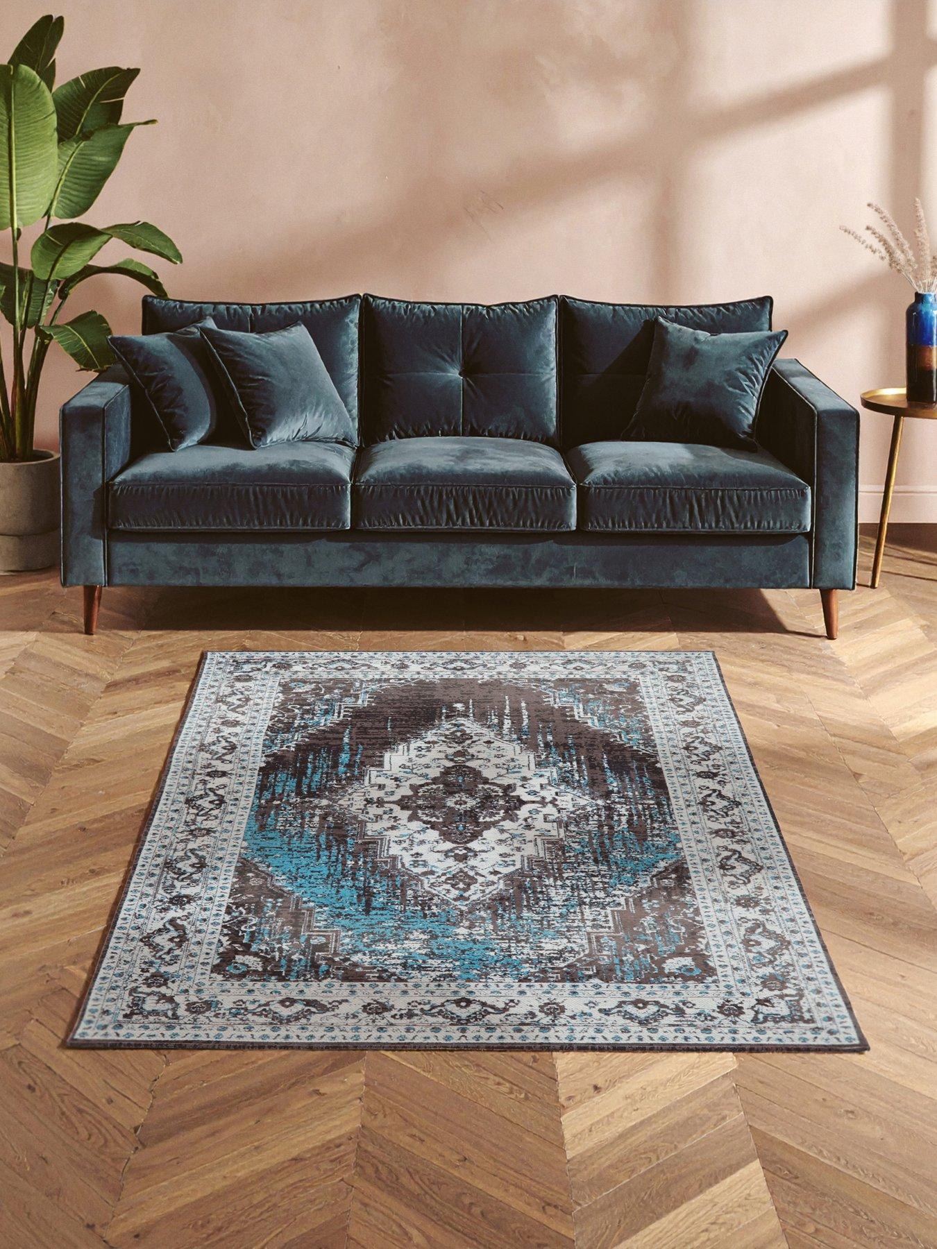 Image 1 of 6 of Interiors By Premier Bosie Morvi Large Jacquard Woven Rug