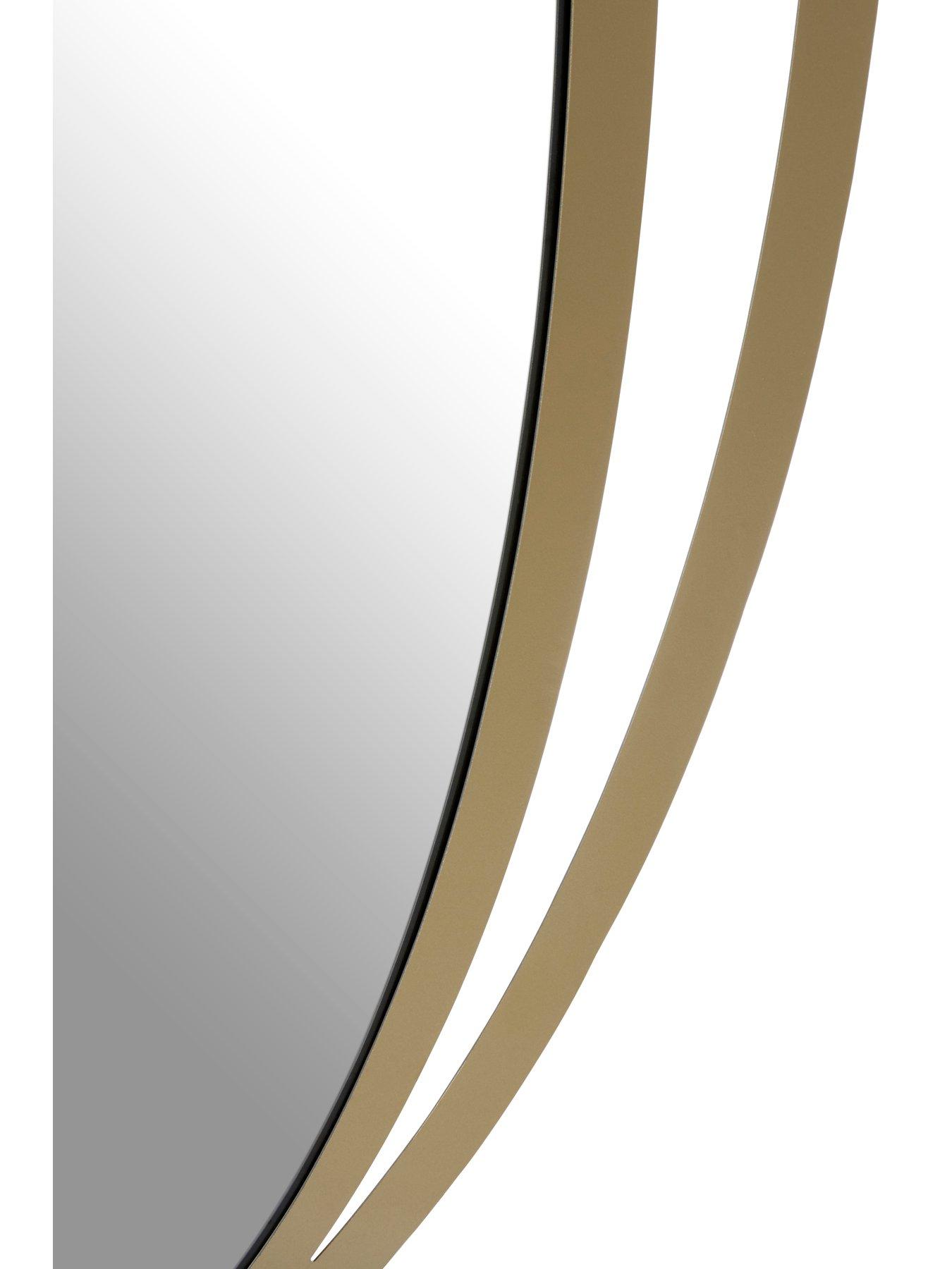 Interiors By Premier Trento Double Ring Design Wall Mirror | Littlewoods