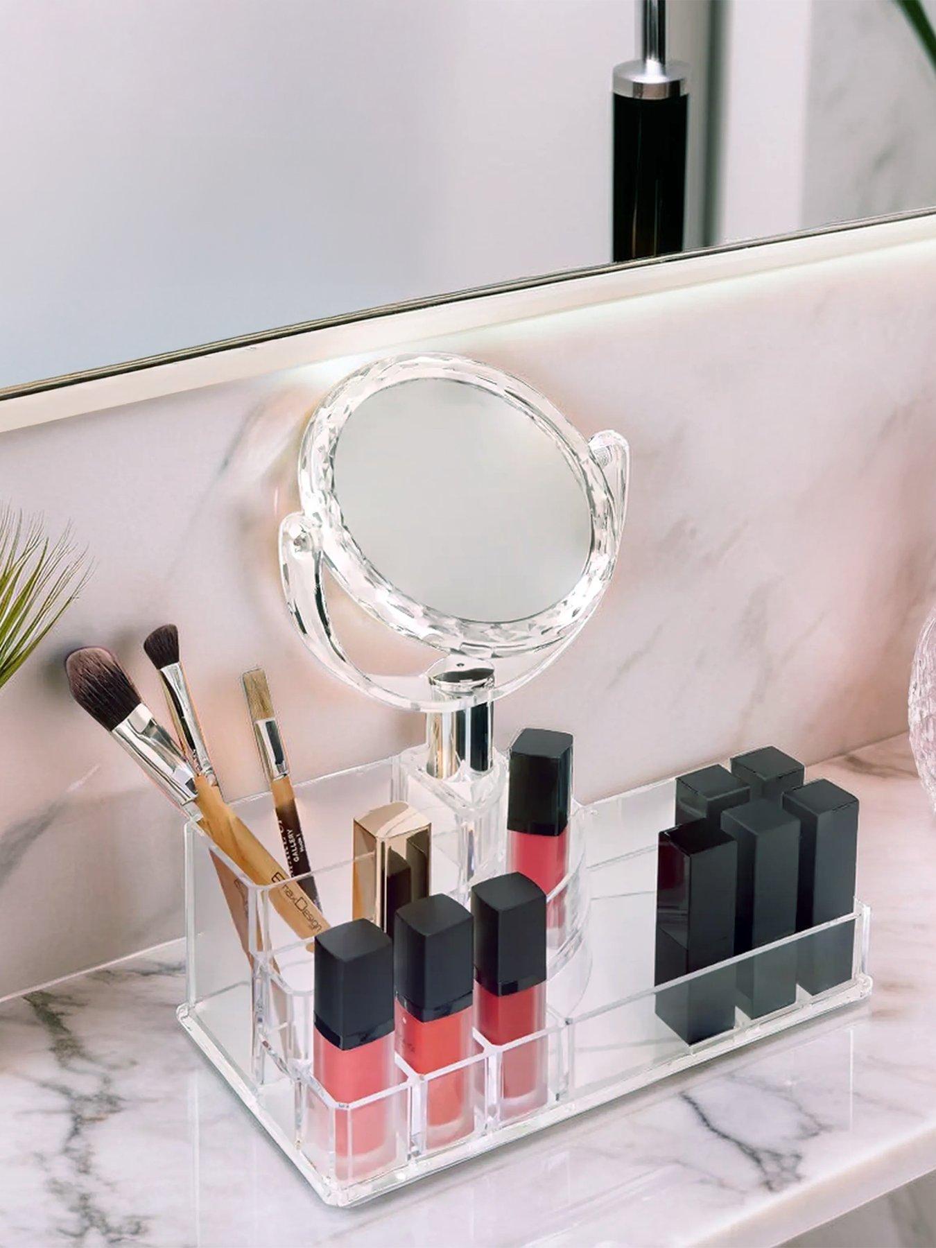 undefined Beauty Cosmetic Organiser With Mirror