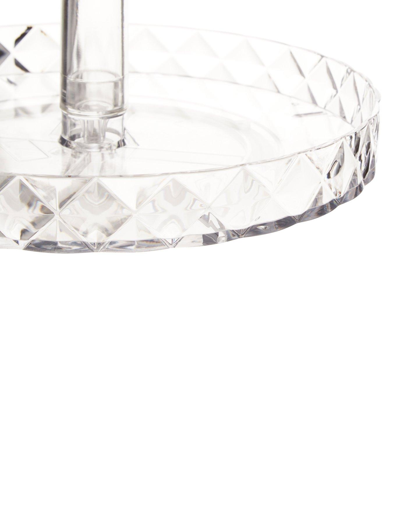 Image 7 of 7 of Interiors By Premier Beauty Two Tier Revolving Black Cosmetic Organiser