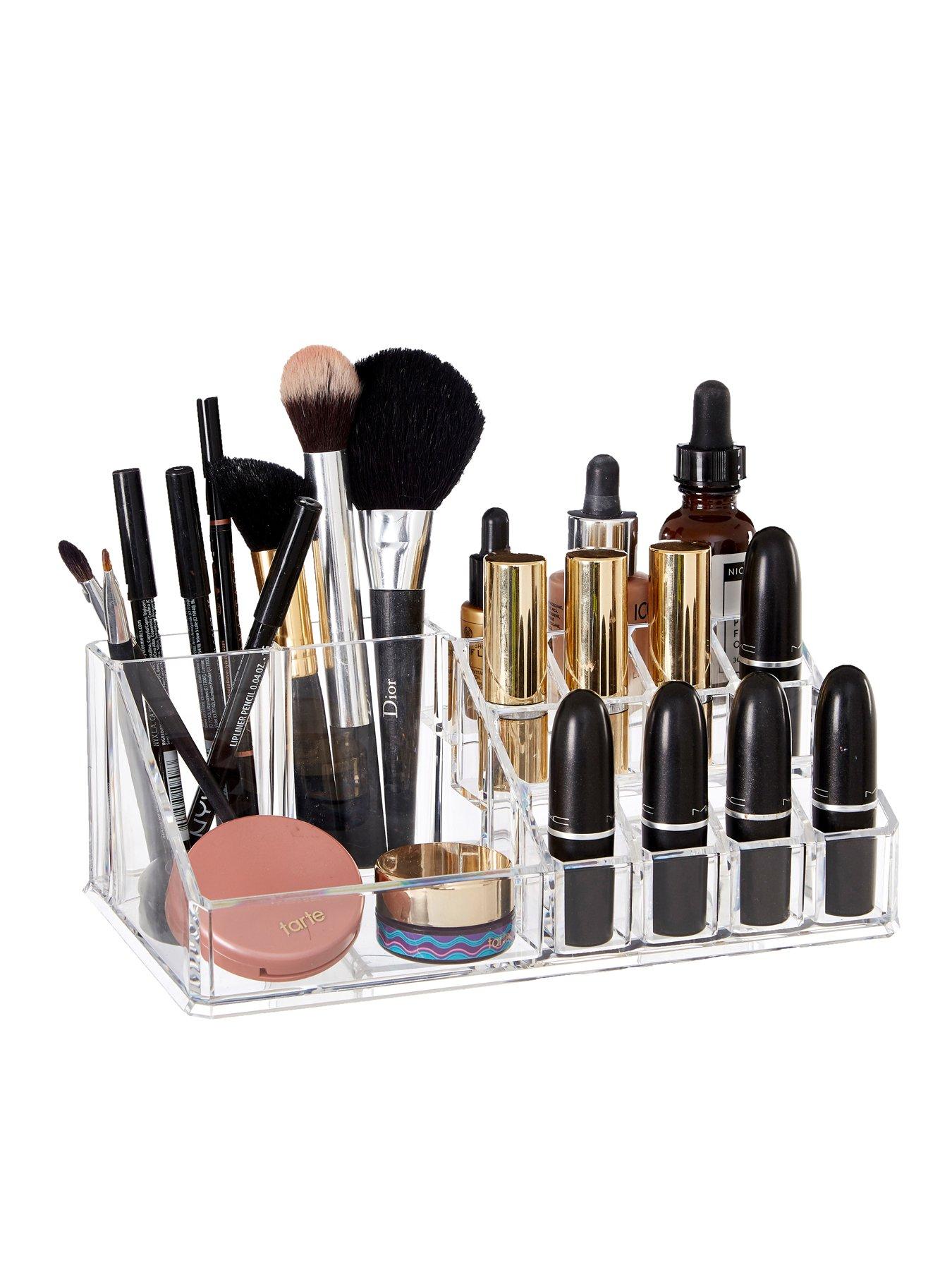 Image 4 of 4 of Interiors By Premier 16 Compartment Clear Cosmetics Organiser