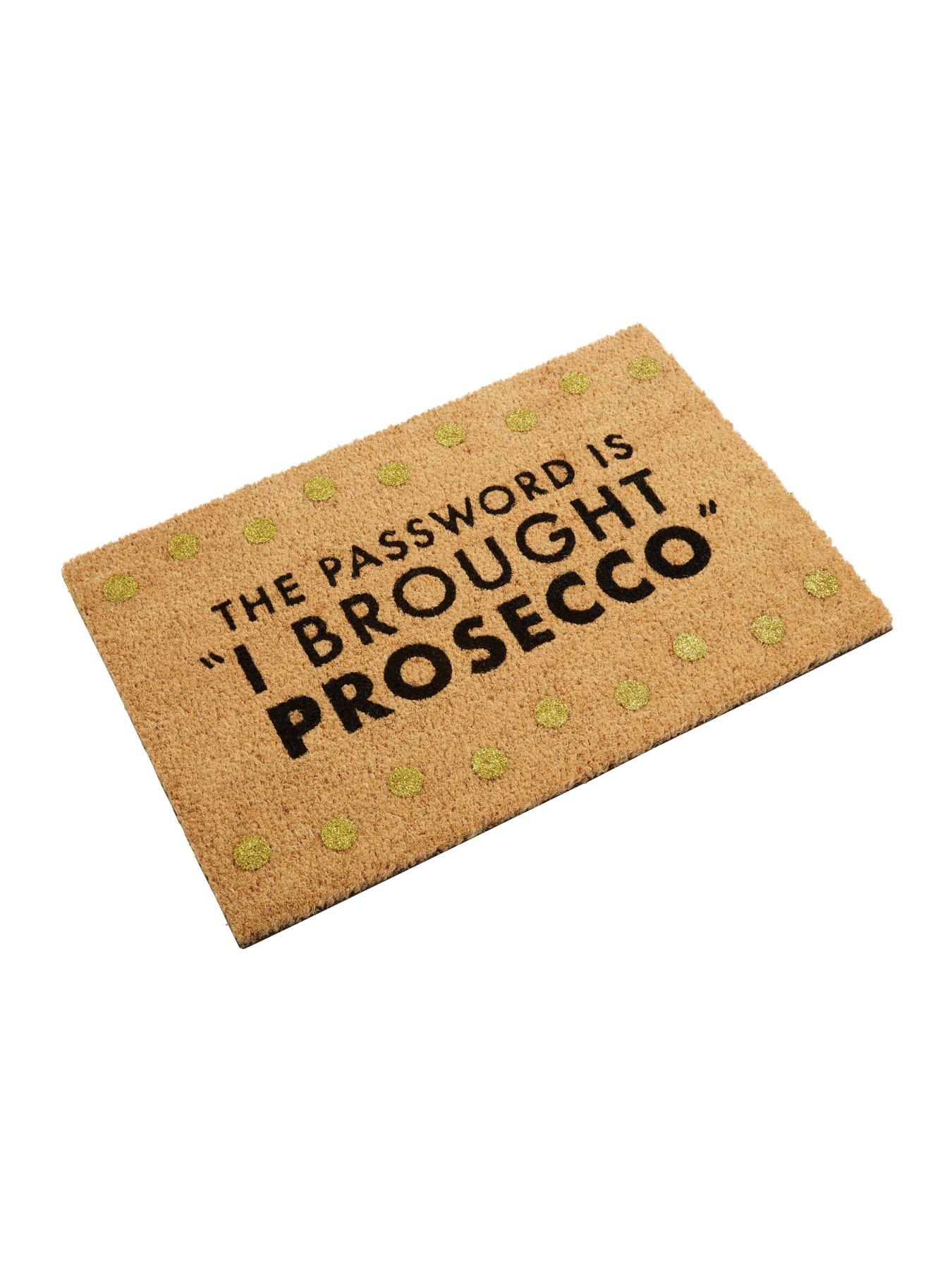 Image 2 of 3 of Interiors By Premier Filta Prosecco Password Doormat