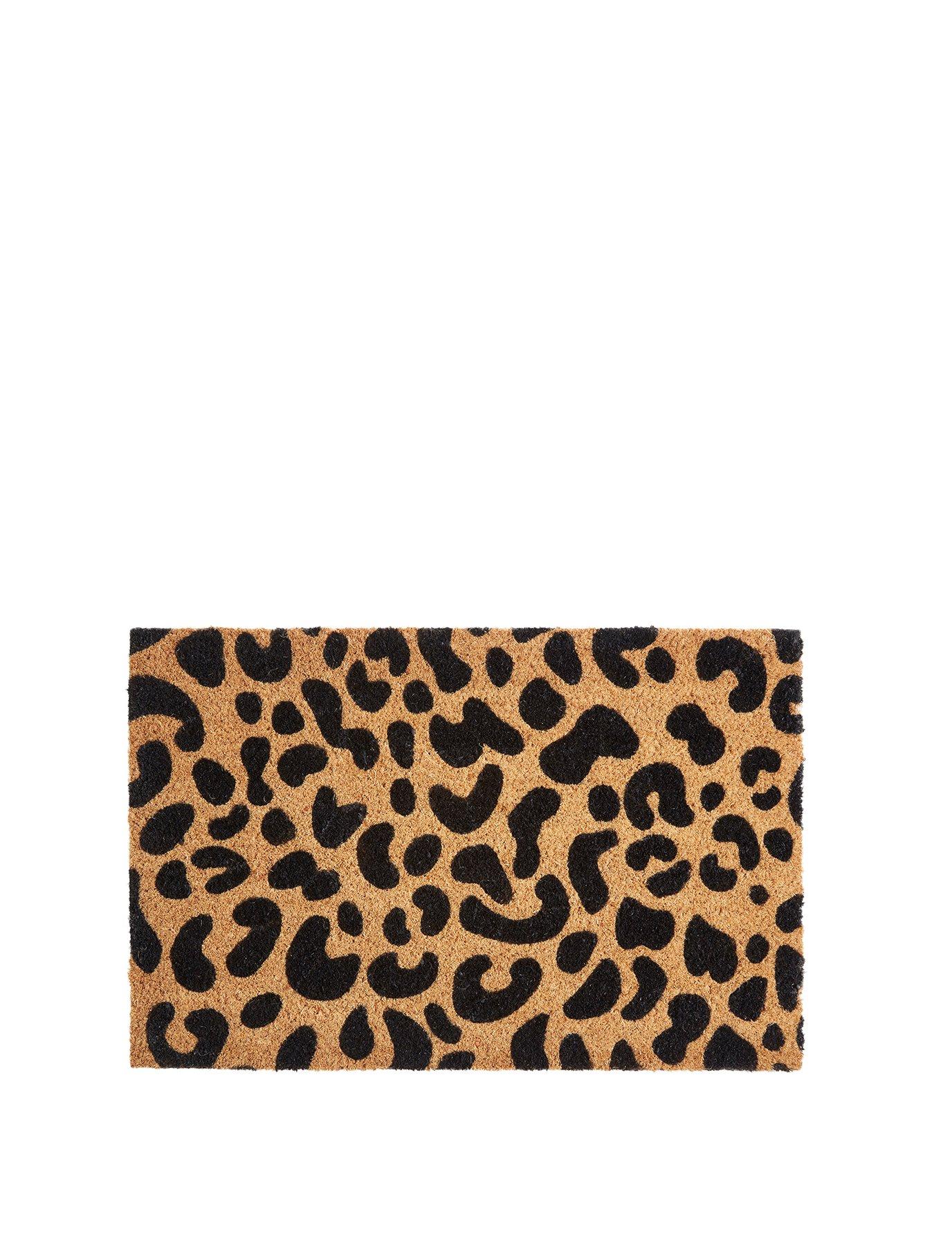 Interiors By Premier Leopard Print Coir Doormat
